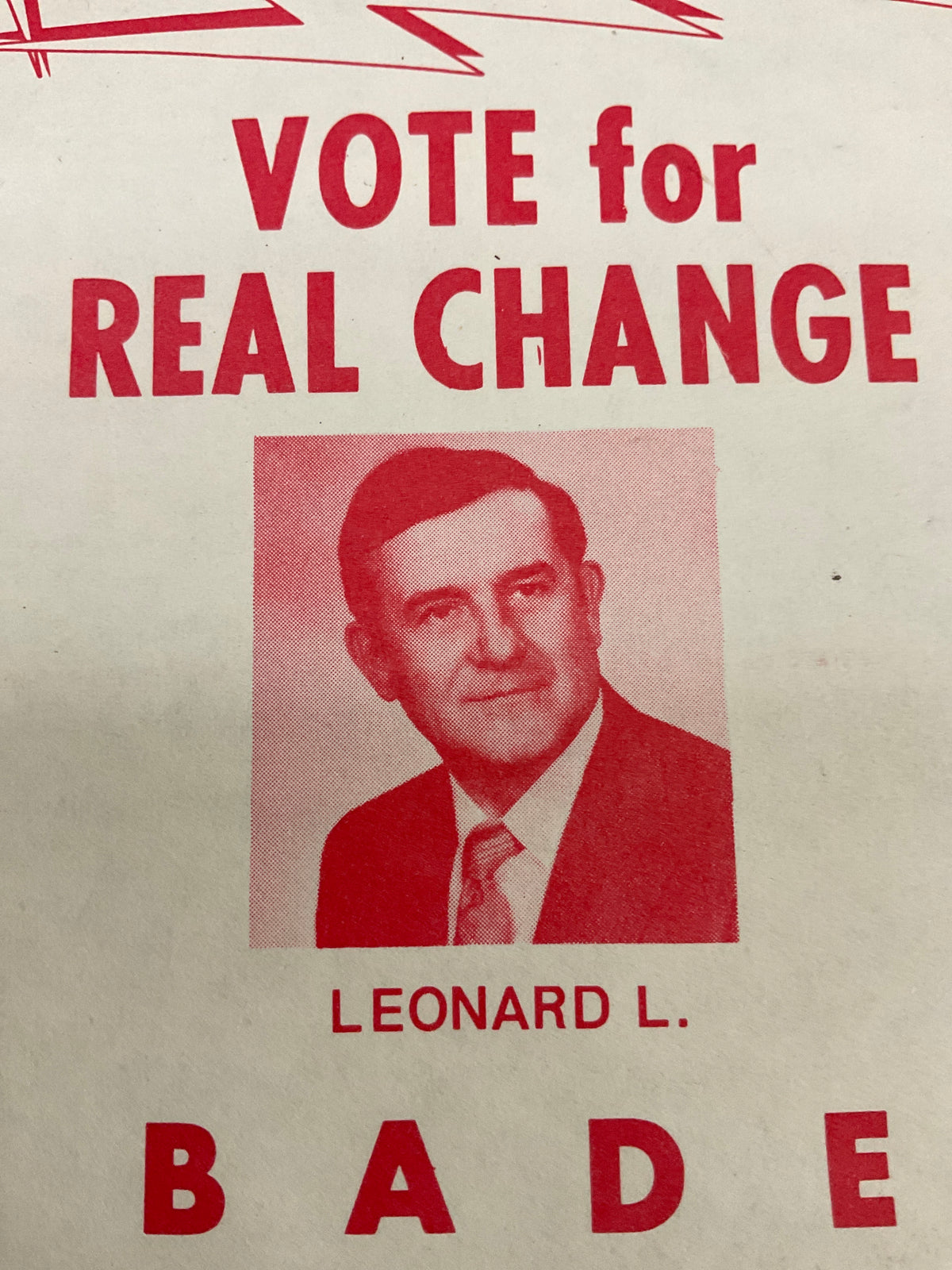 Bade For Lt. Governor