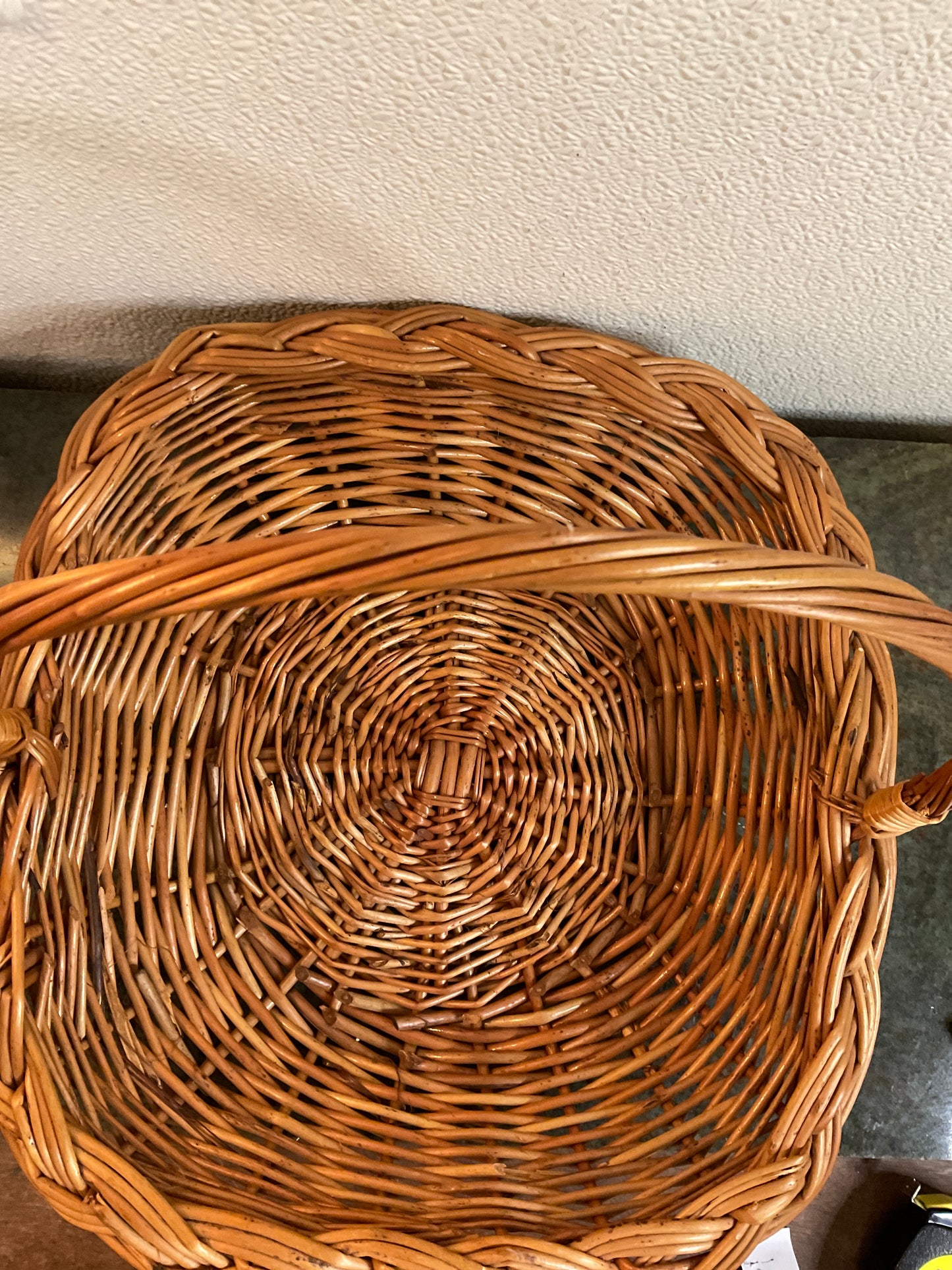 Wicker Gathering Basket