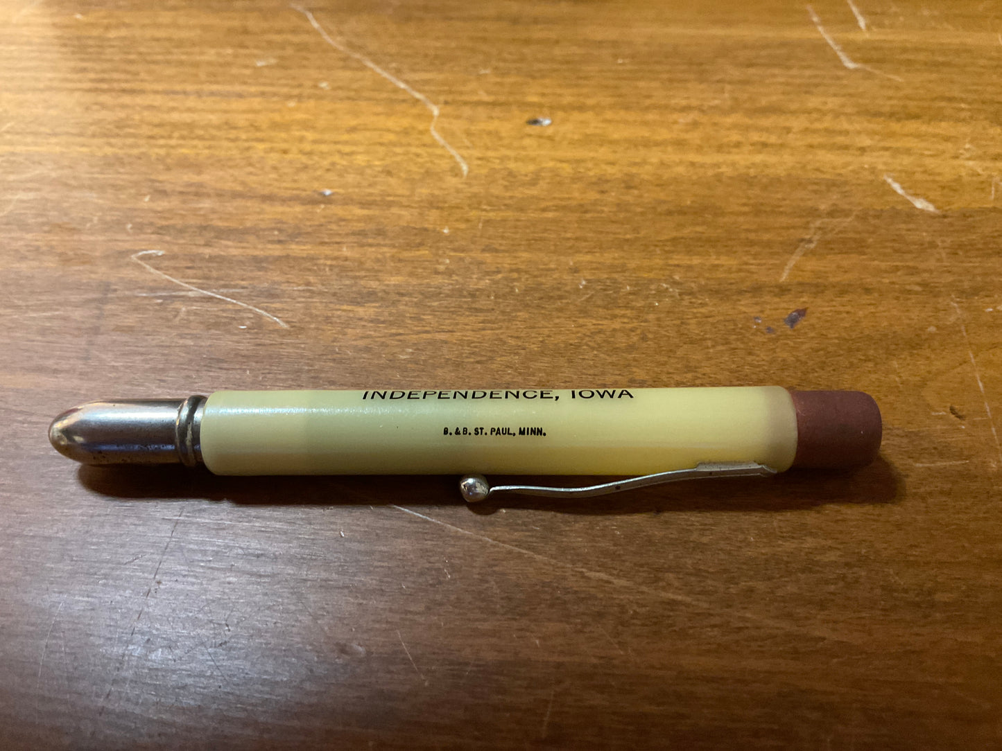 Vintage Leo O’Brien Birthday Club Pencil Independence Iowa