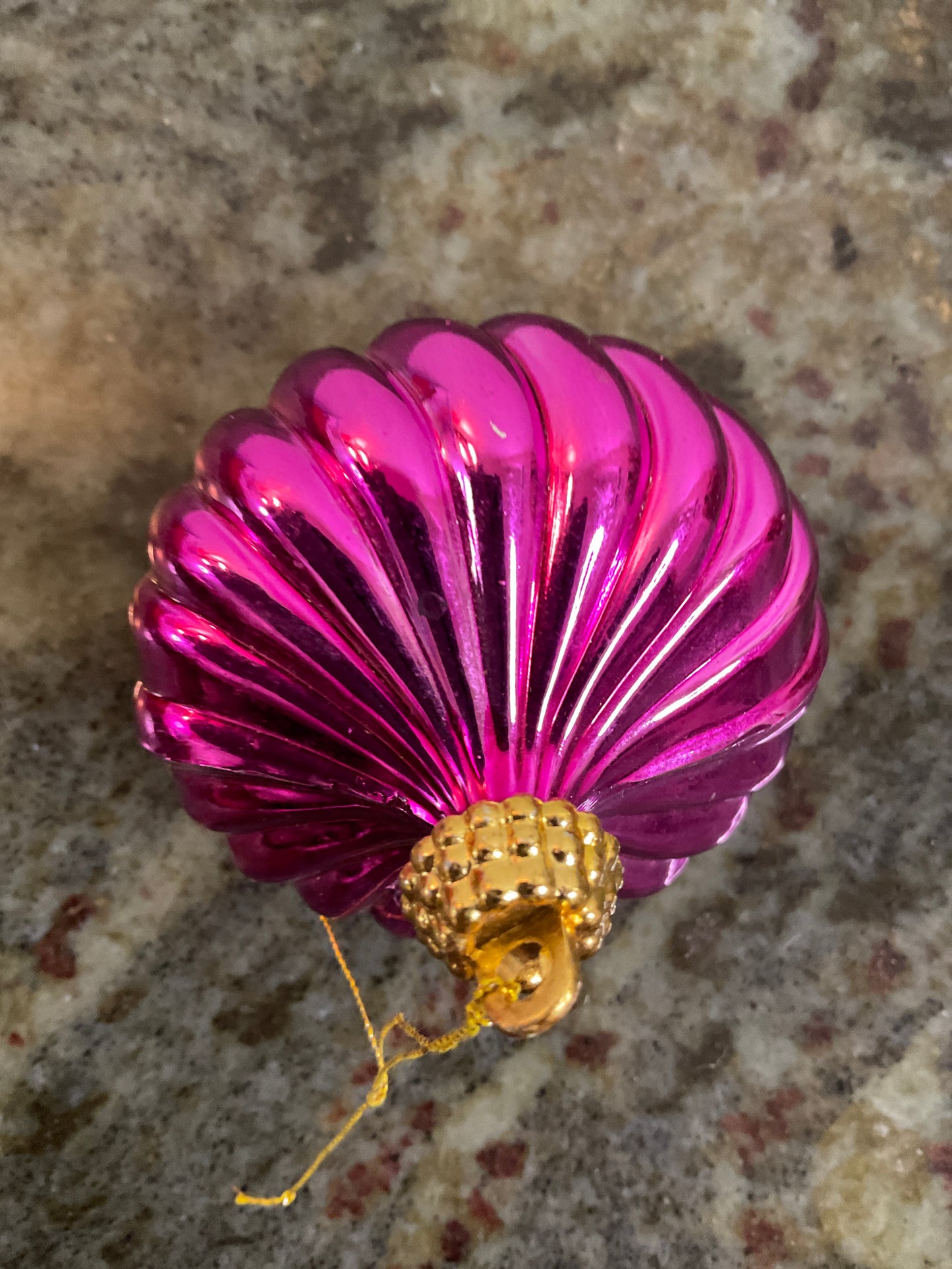Fushia Plastic Ornament