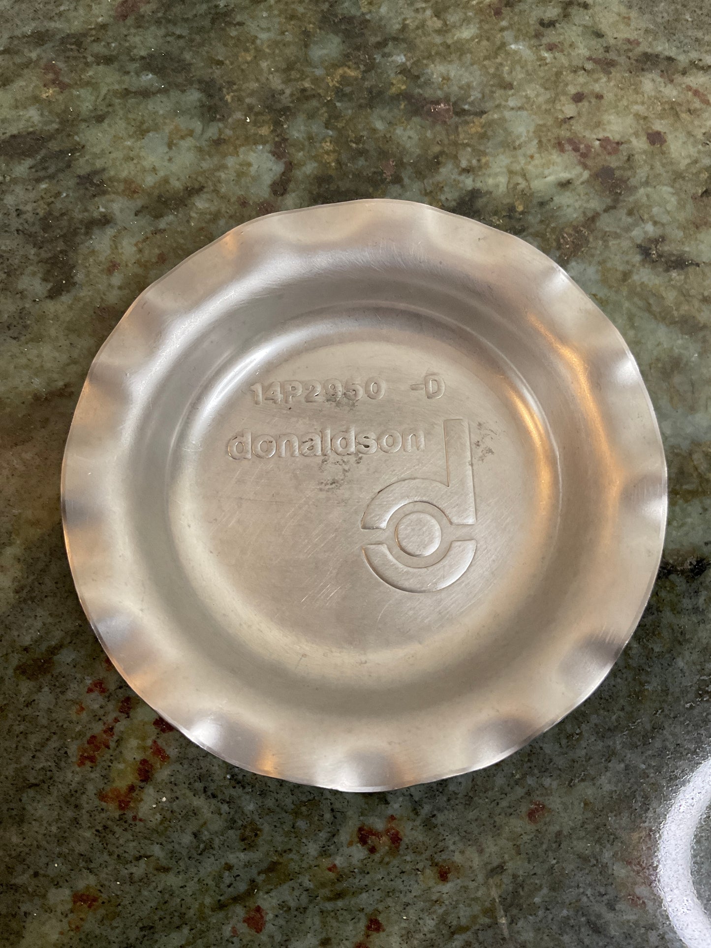 Donaldson Advertising Metal Ash Tray