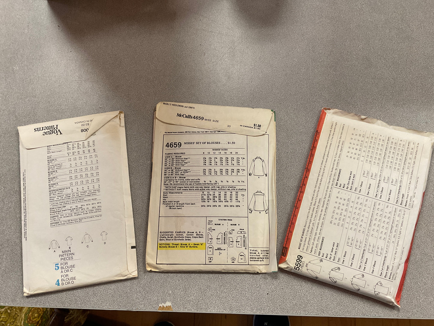 Bundle of 3 Sewing Patterns