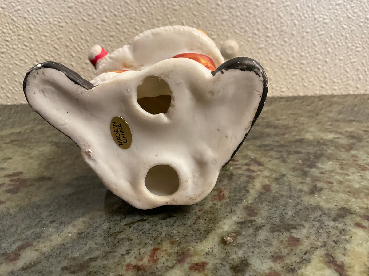 Ceramic Santa With Basket Of Toys
