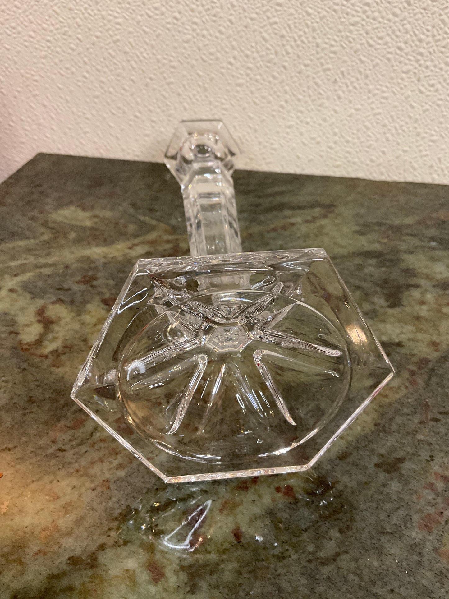 Vintage Mikasa Crystal Cambridge Candle Stick Holder