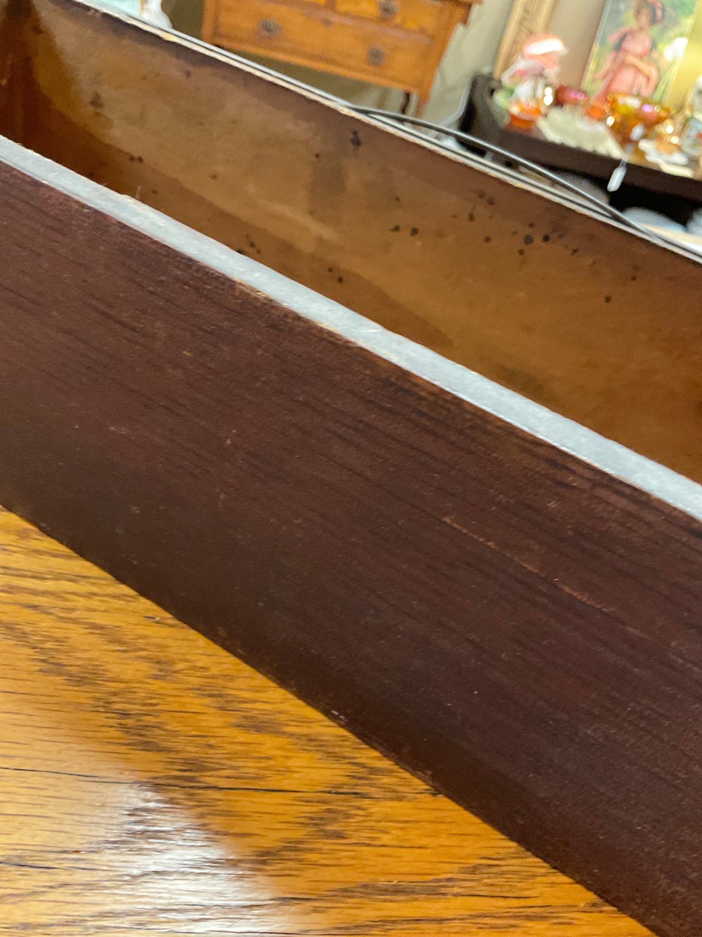 Vintage Wooden Sewing Machine Drawer