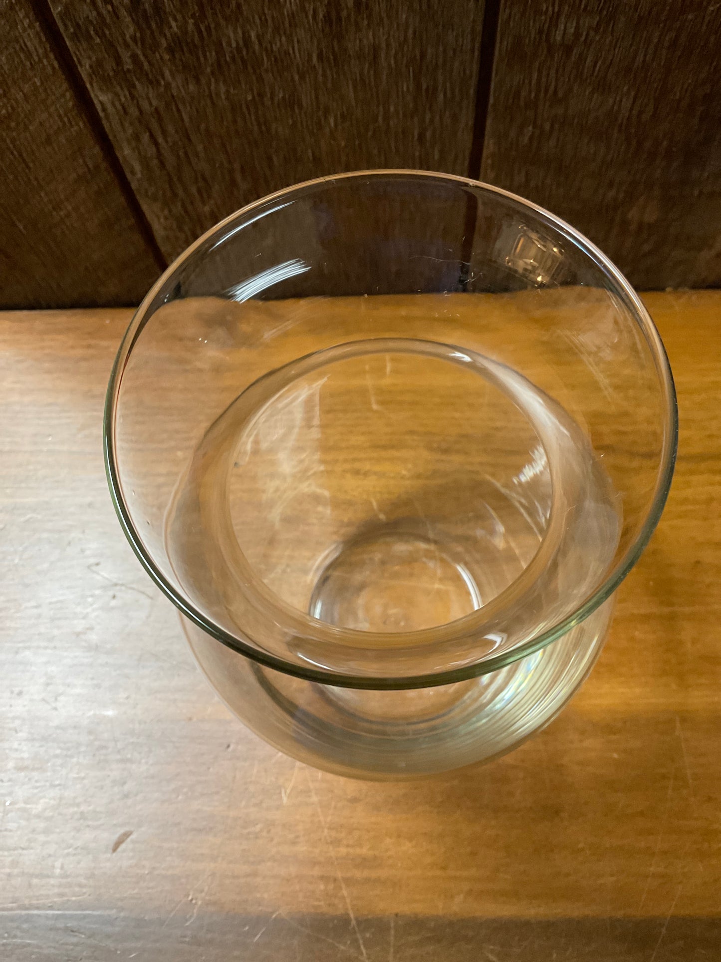 8” Clear Vase