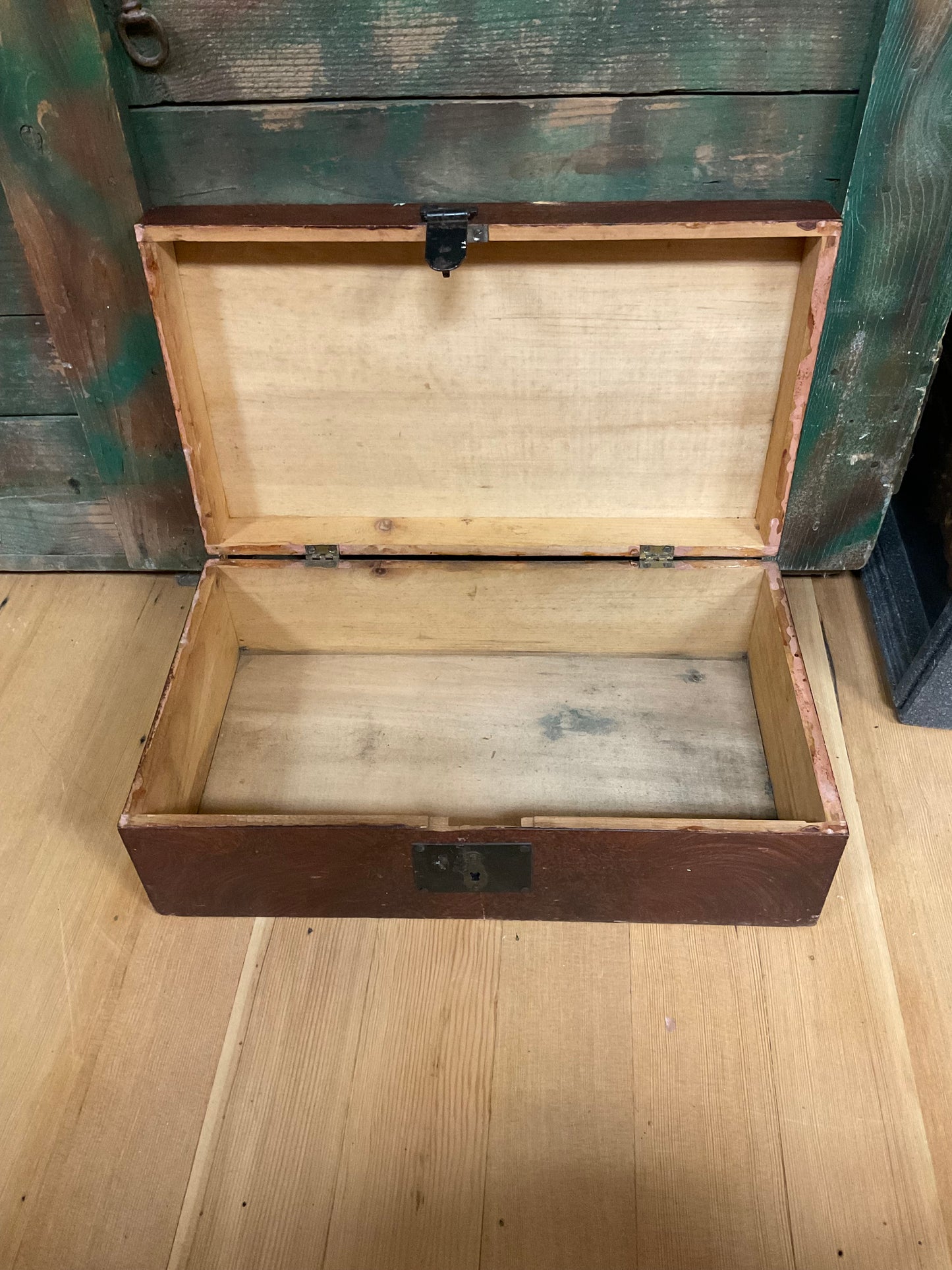 19th Century Grain Painted Document Box