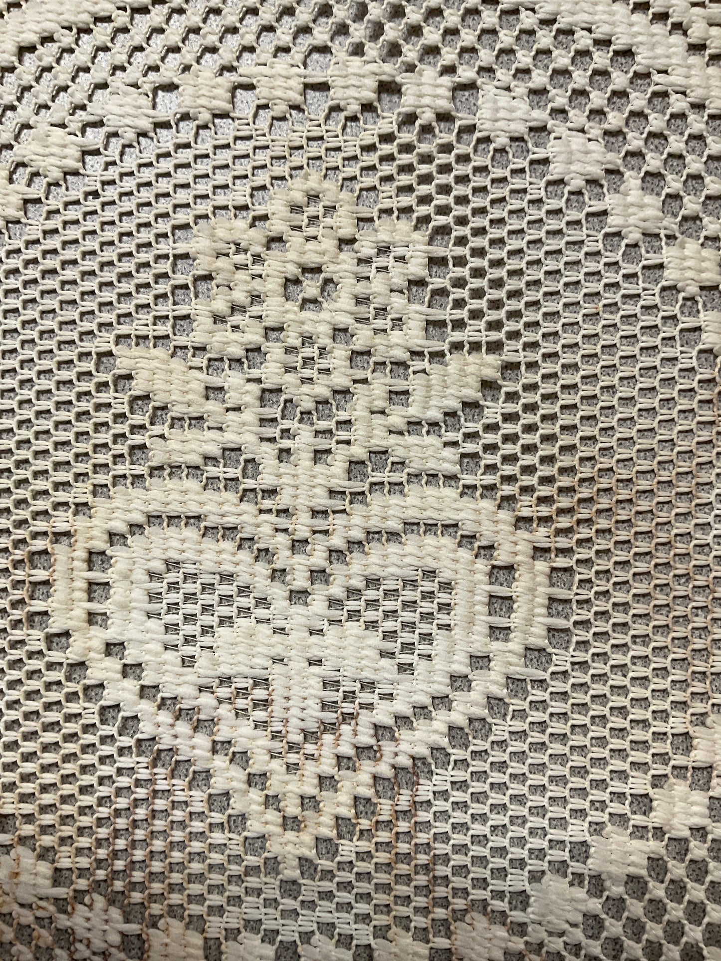 Vintage Doily with Heart and flower Motif