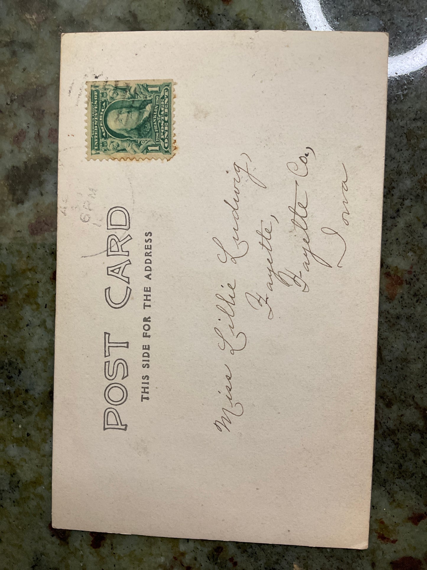 Winser Nebraska Residence Street Post Card