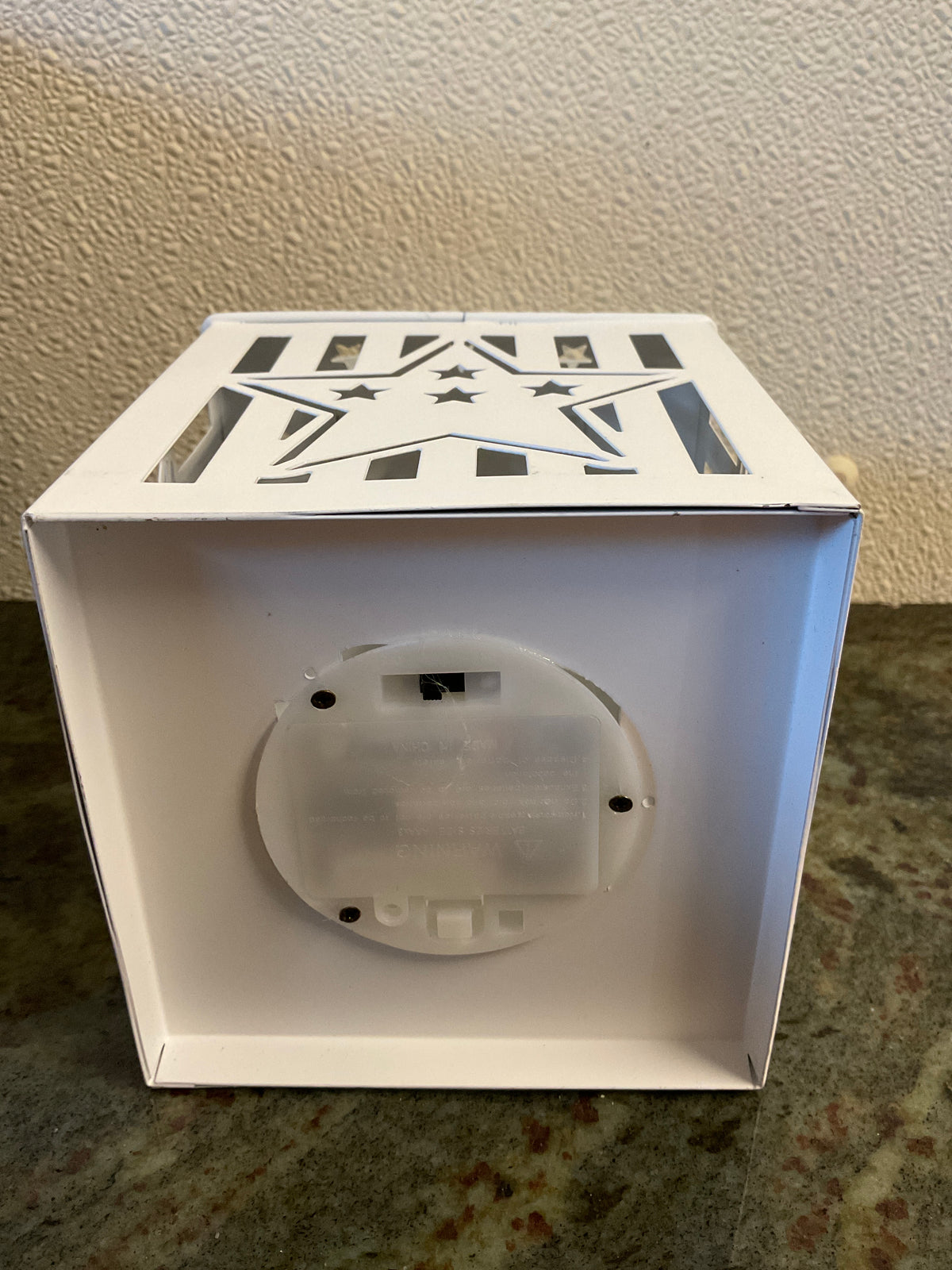 Metal Star White LED Light Lantern