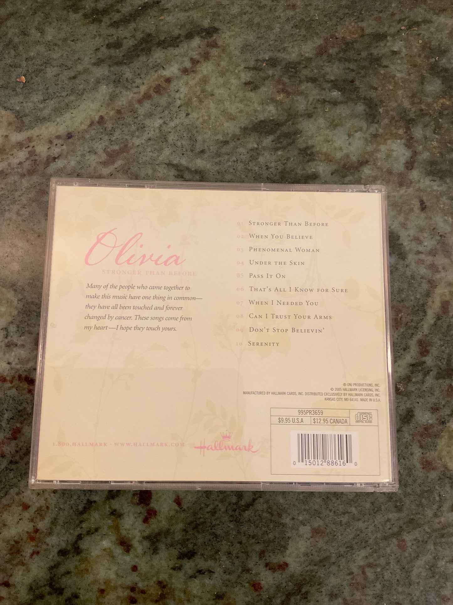 Olivia Strong Than Before CD