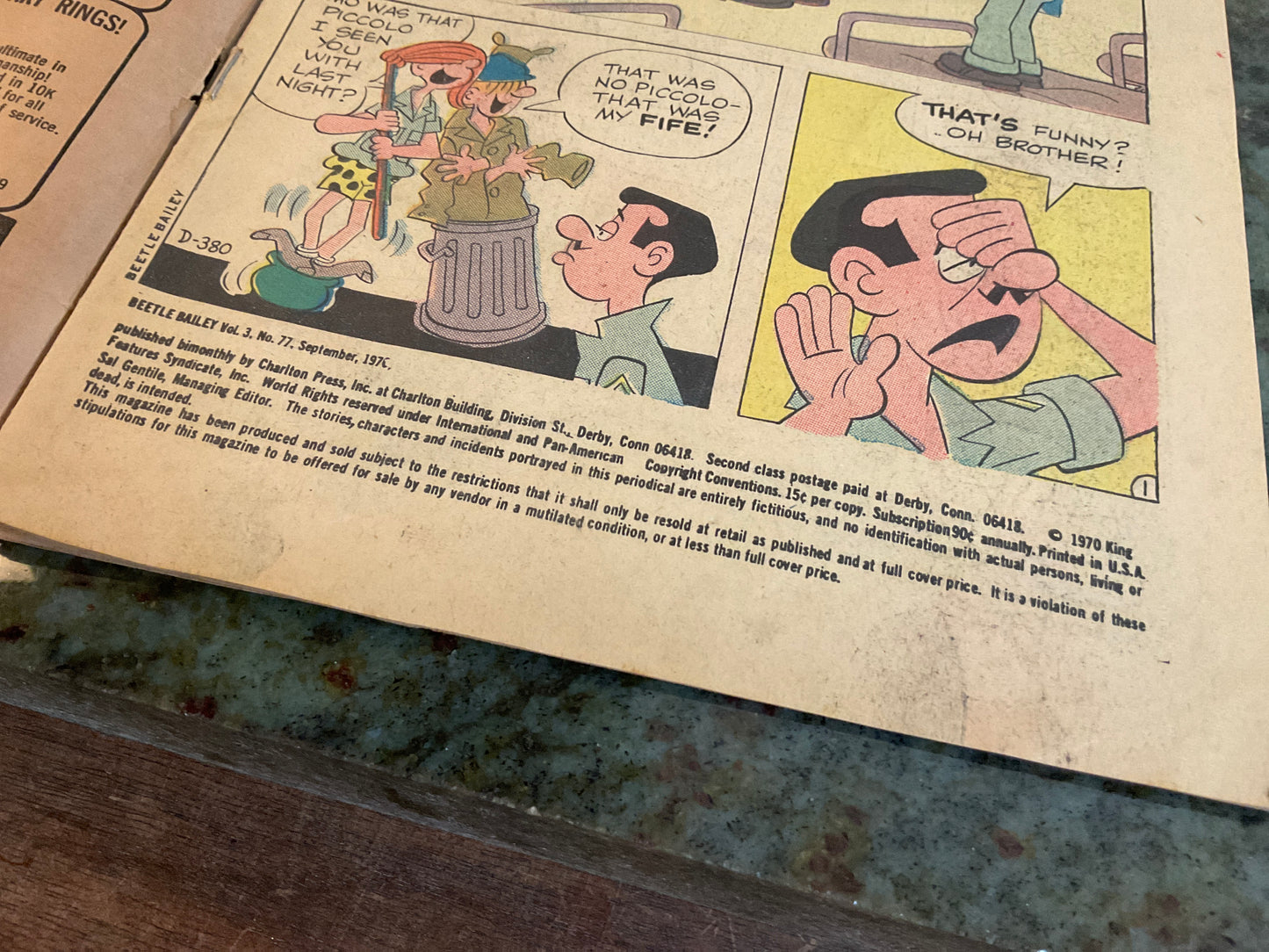 1970 Beetle Bailey #17