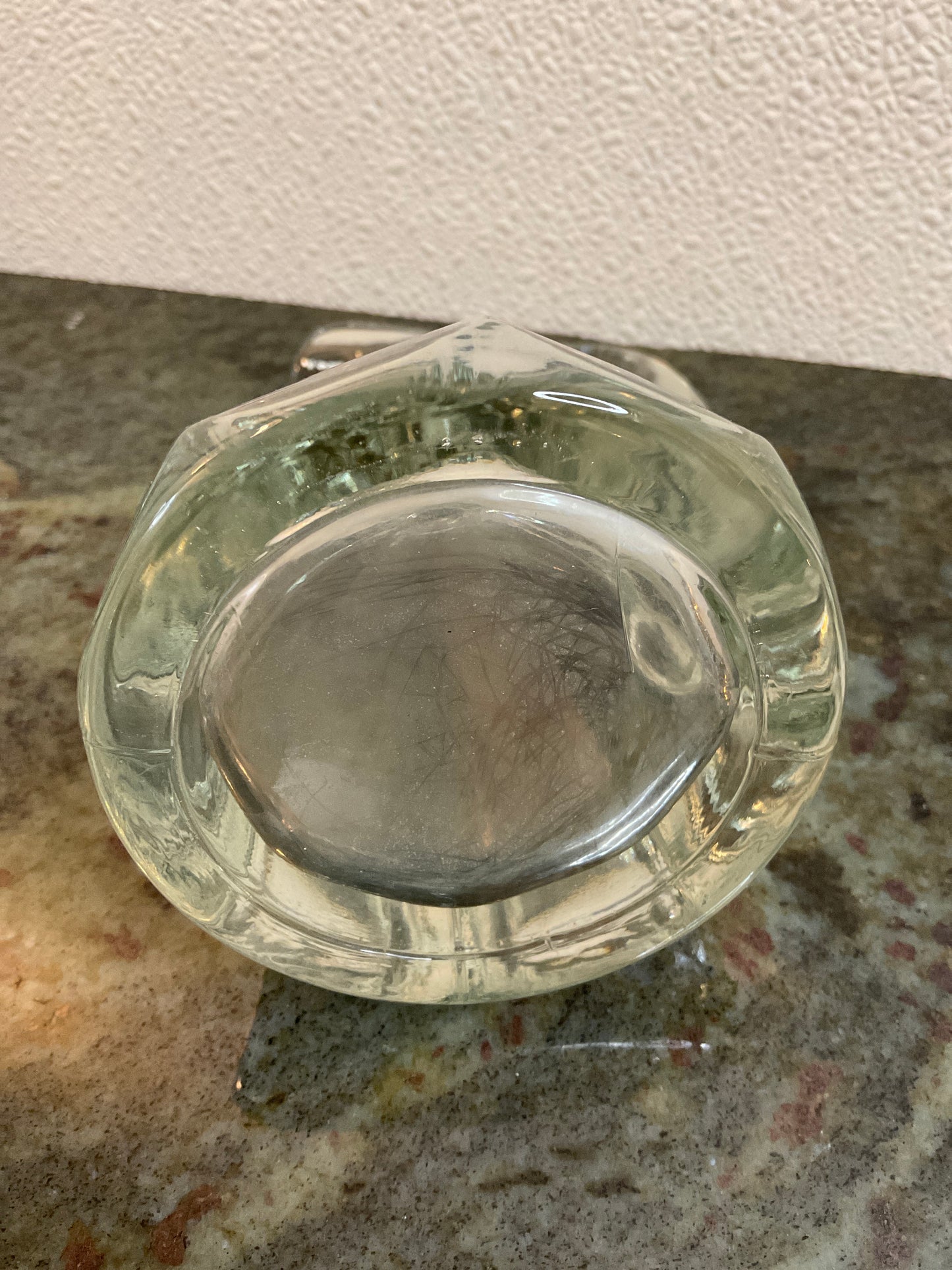 Vintage Crystal Glass Pitcher