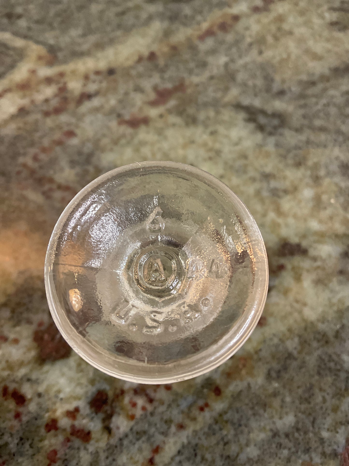 Vtg Clear Glass Medicine Eye Wash Cup