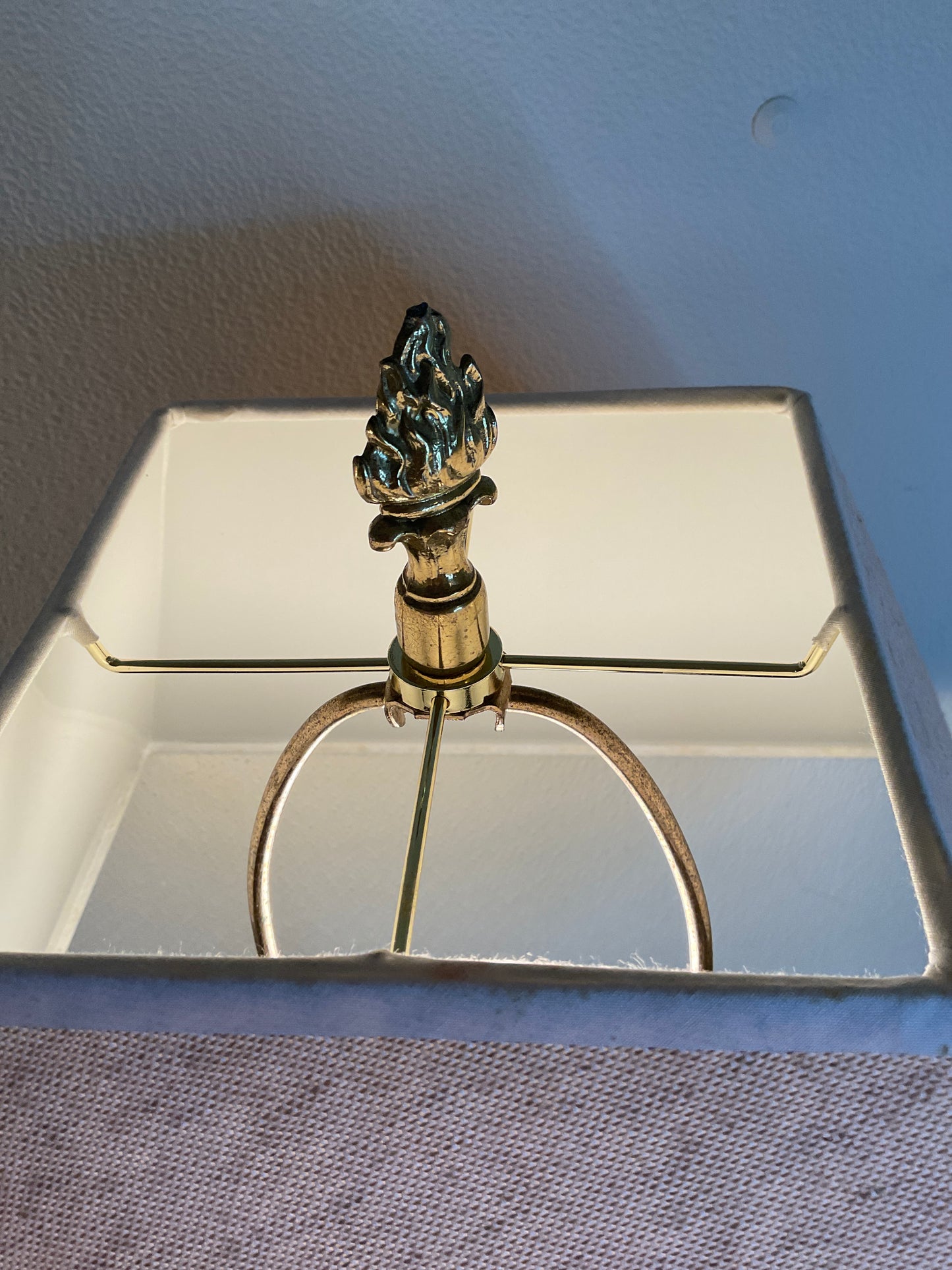 Vintage Tall Brass Lamp
