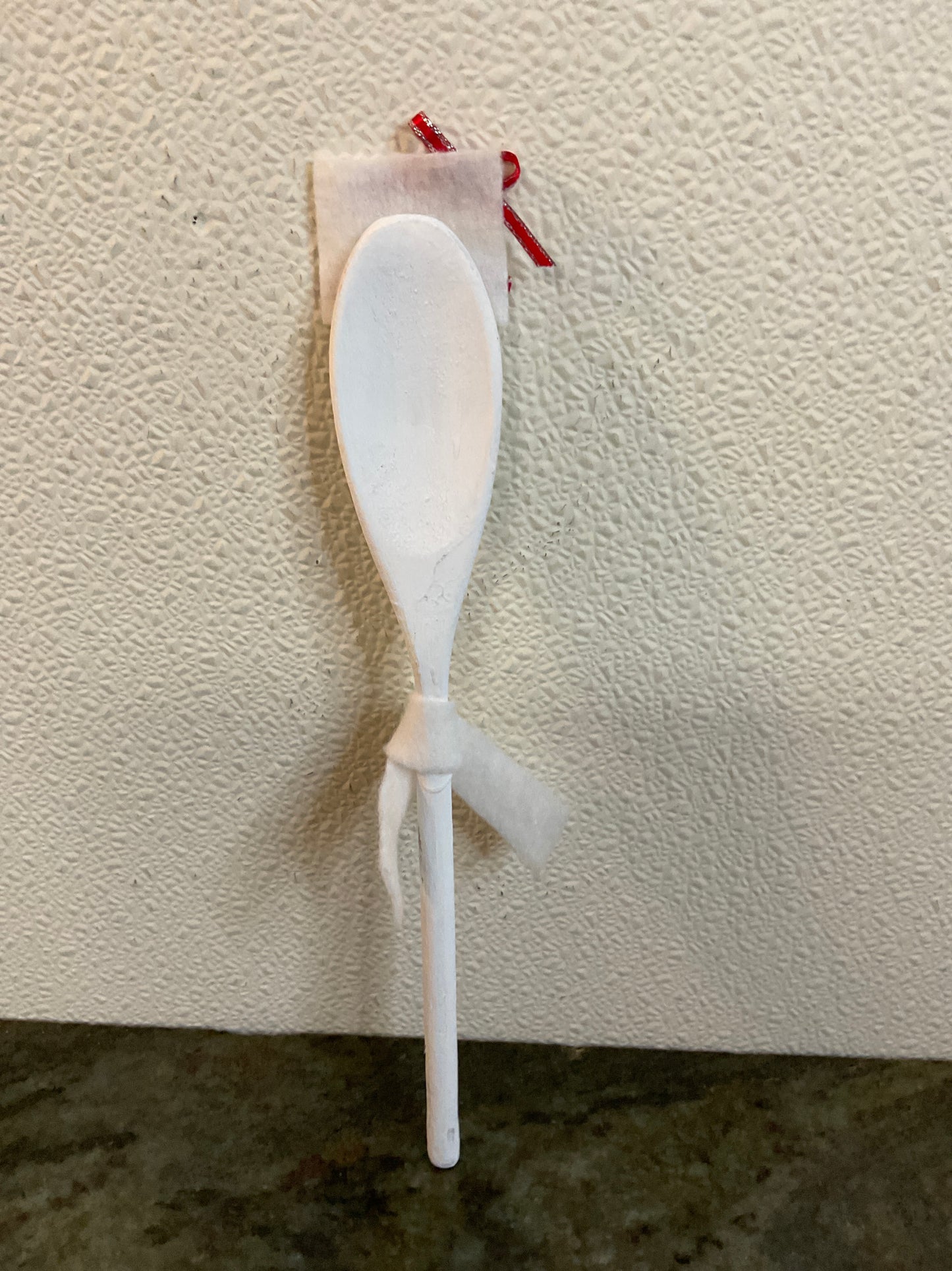 10.5” Wood Spoon Snowman