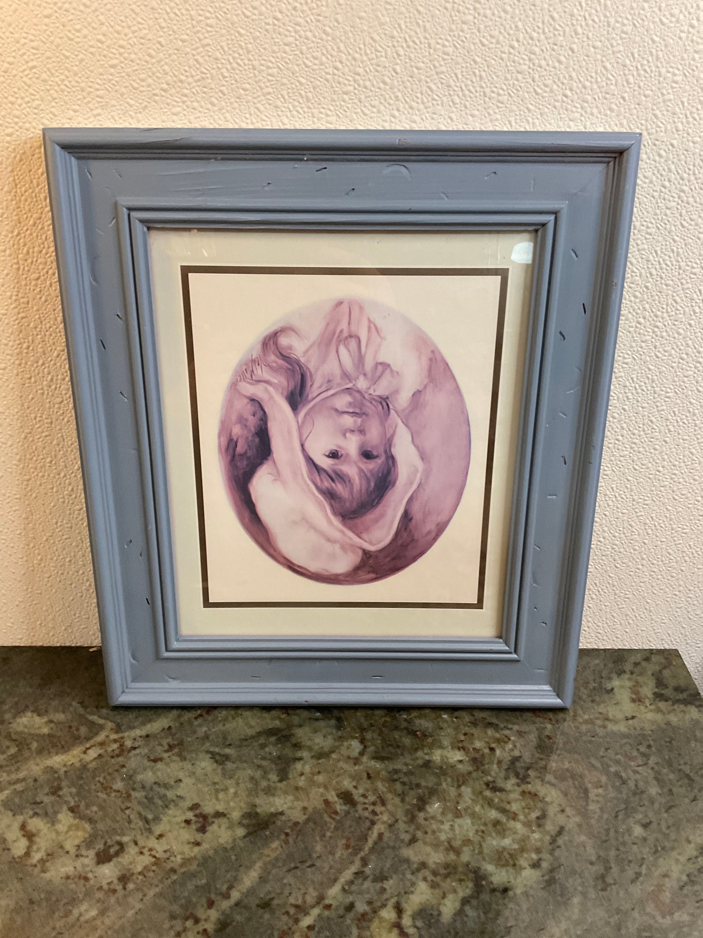 Vintage Painting Of A Girl