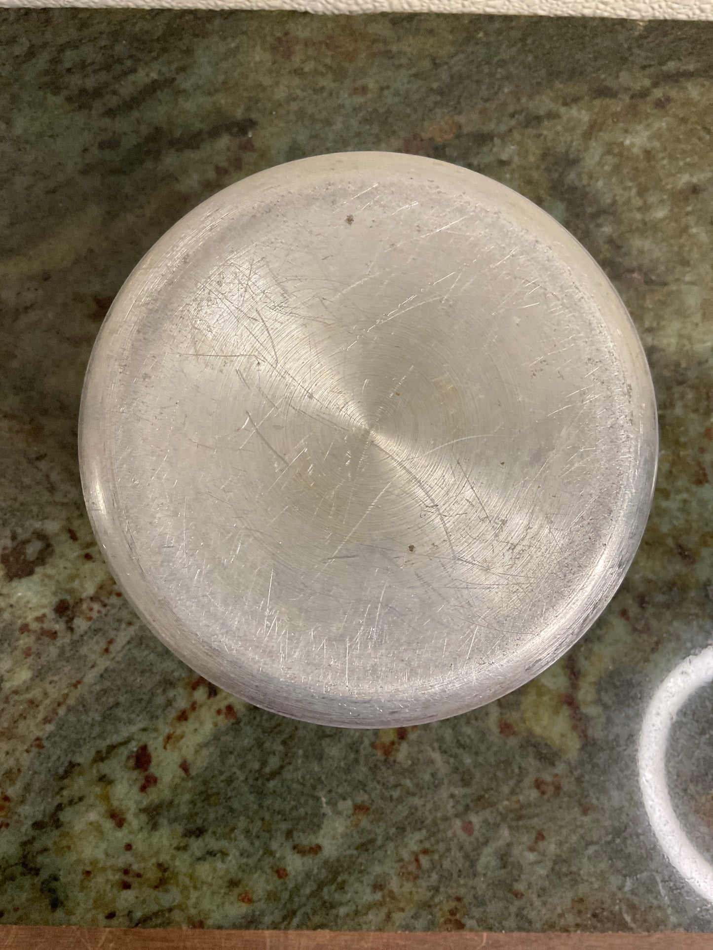 Vintage Aluminum Grease Container