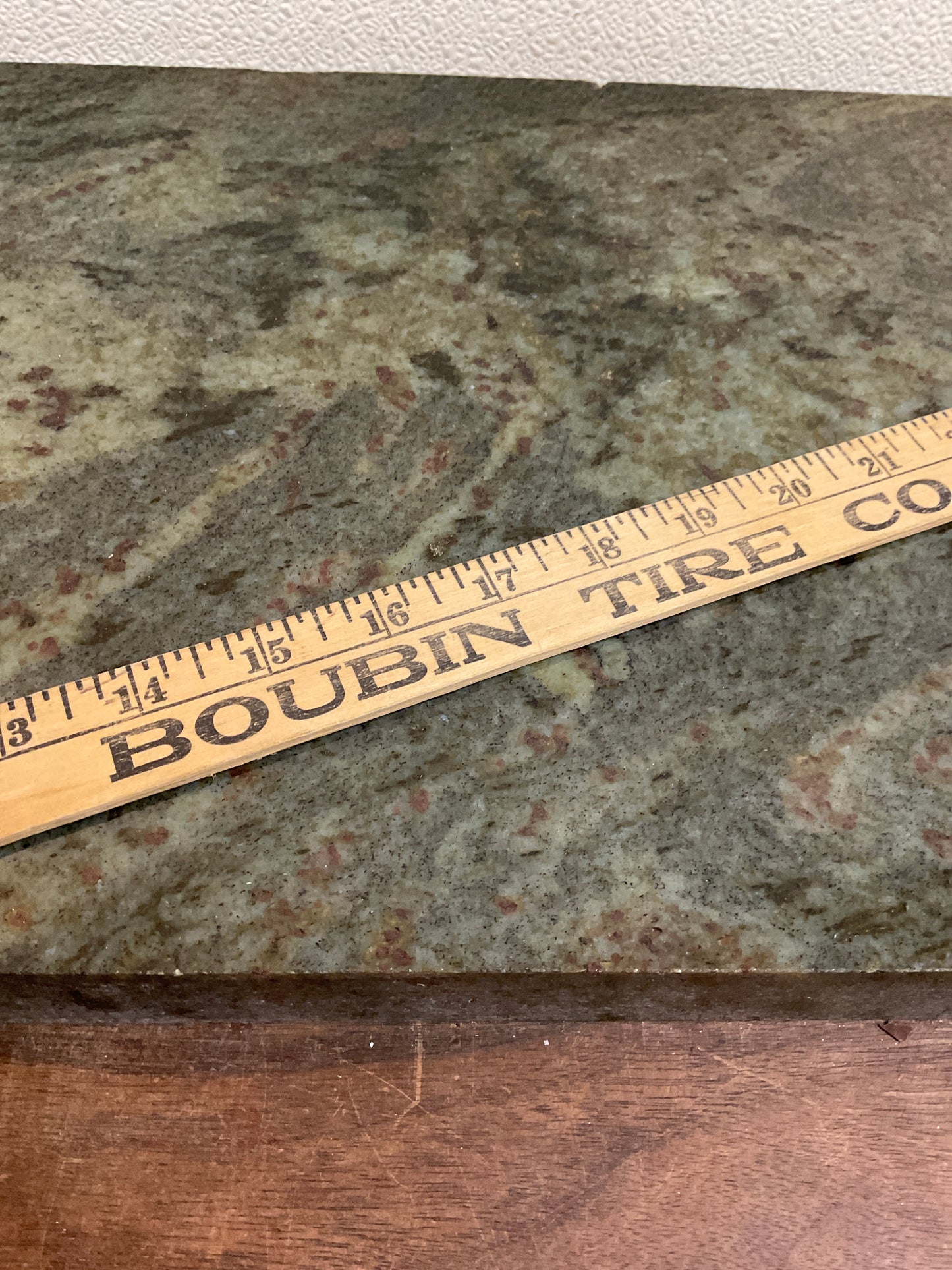 Boudin Tire Company Yardstick
