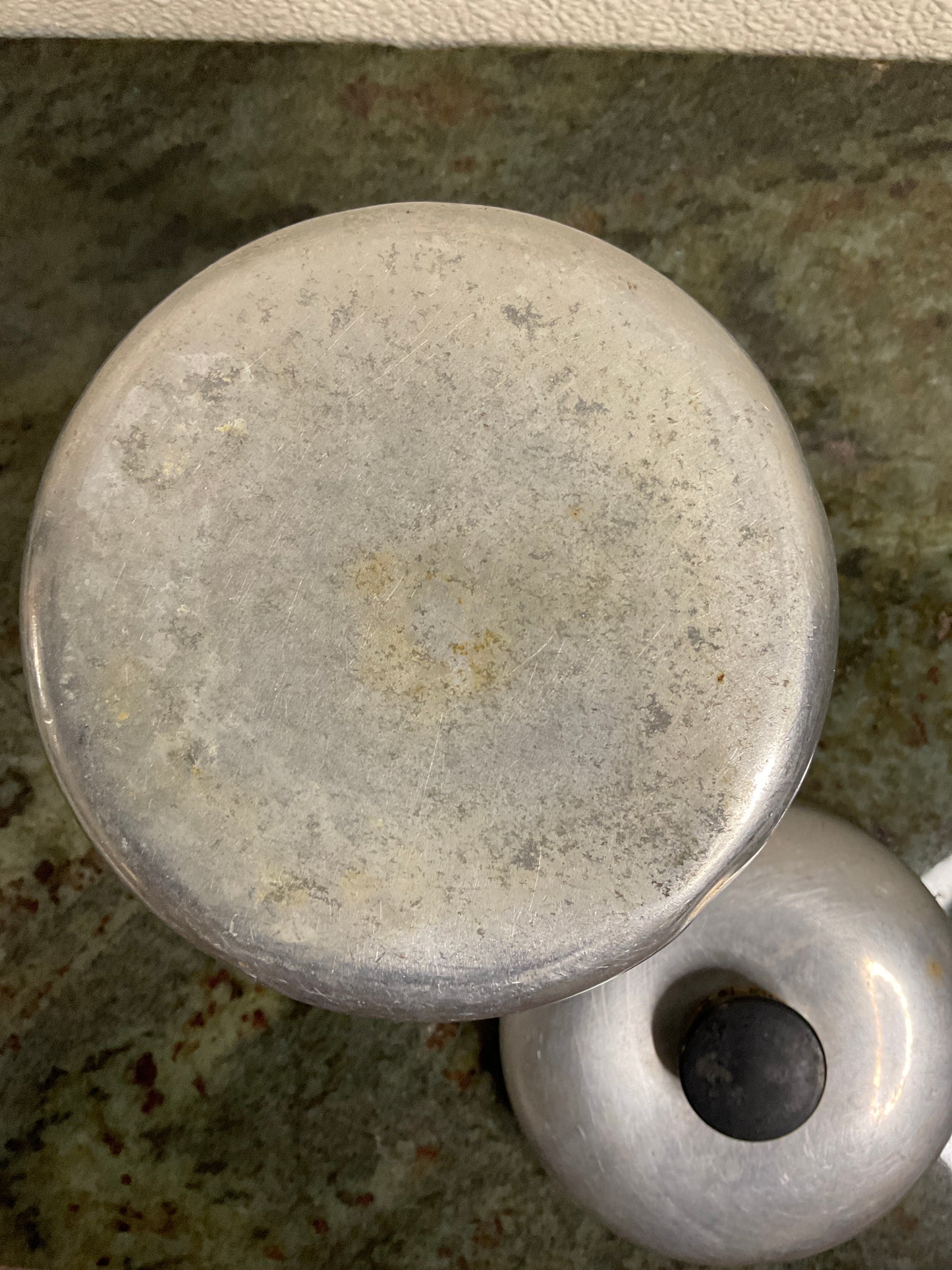 Vintage Aluminum Tea Canister
