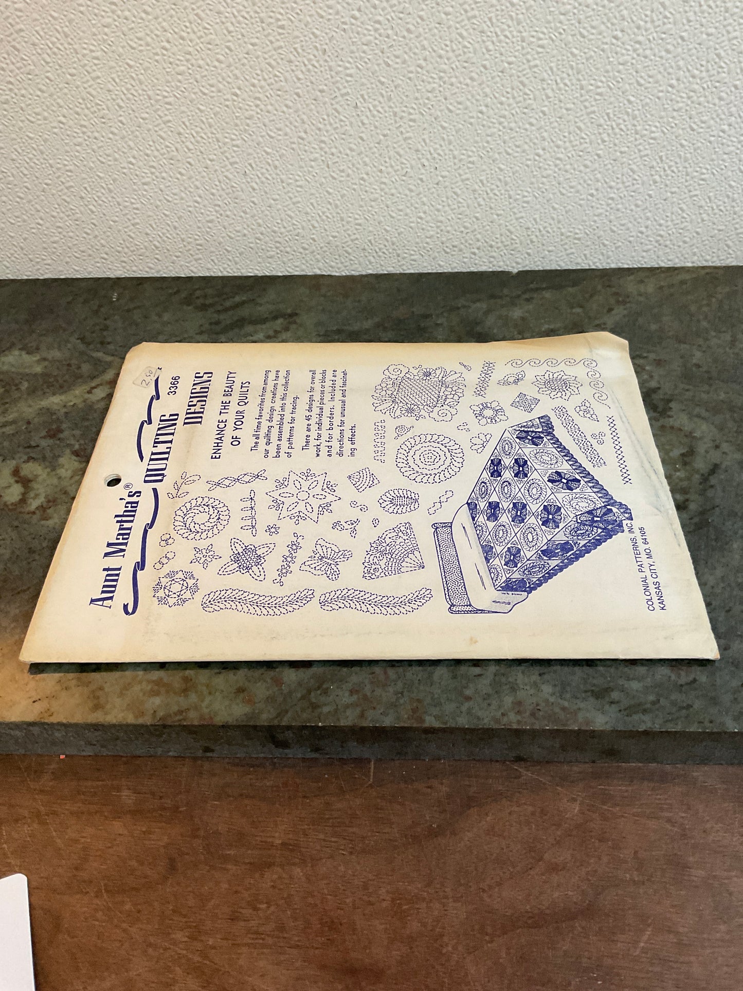 Aunt Martha’s Quilting Designs # 3366