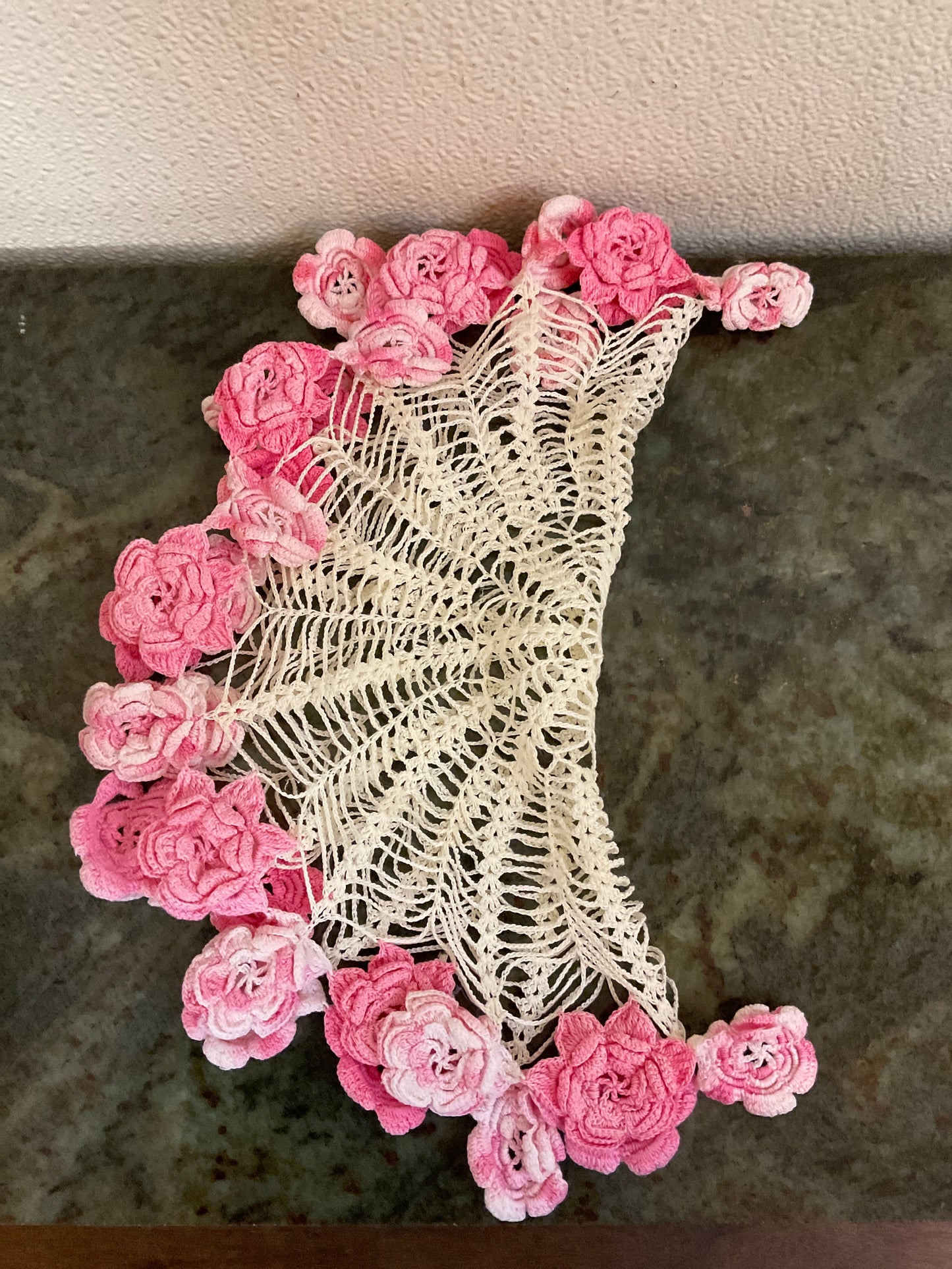 Handmade Floral Crochet Doily