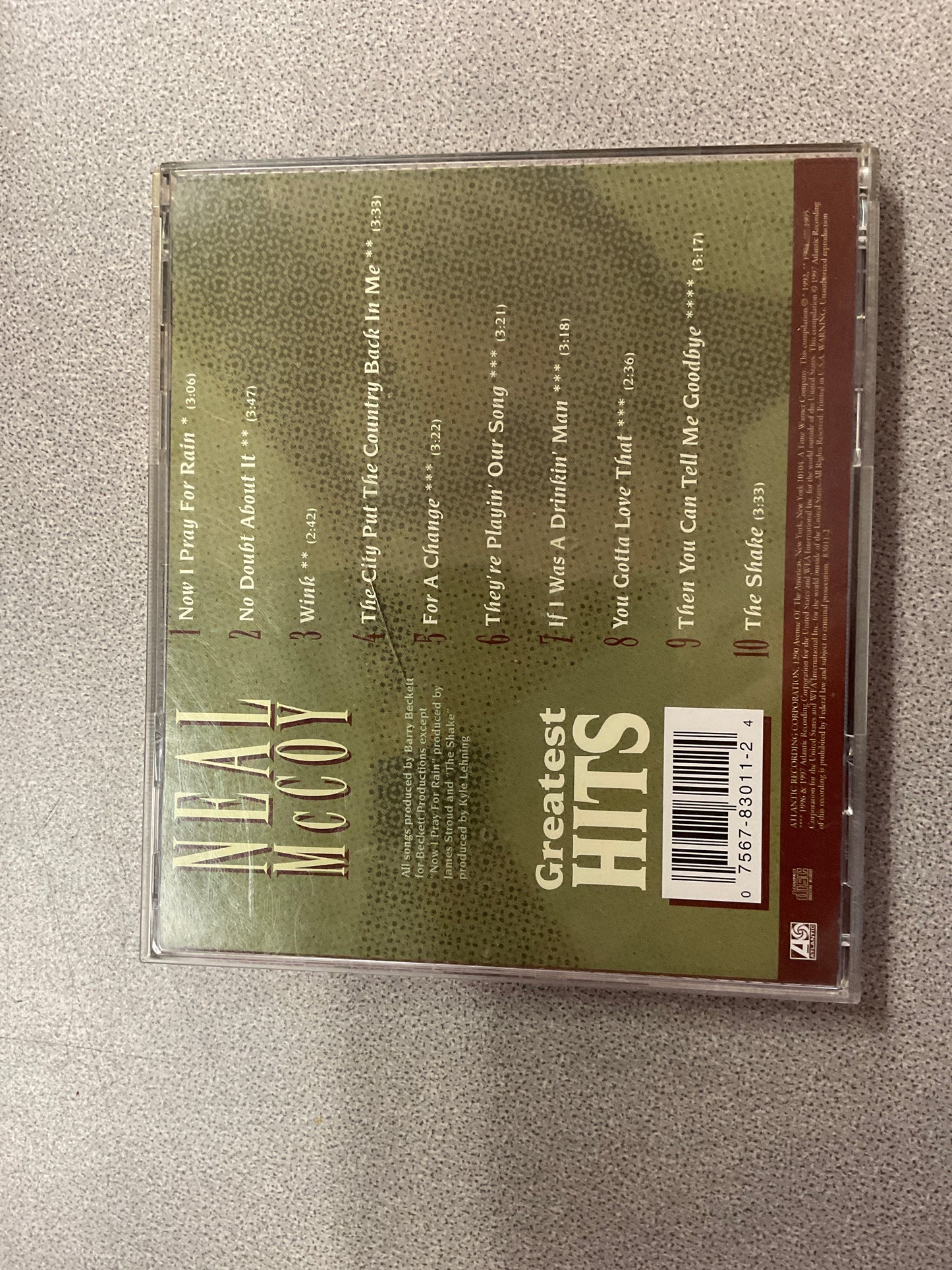 CD Neal McCoy Greatest Hits