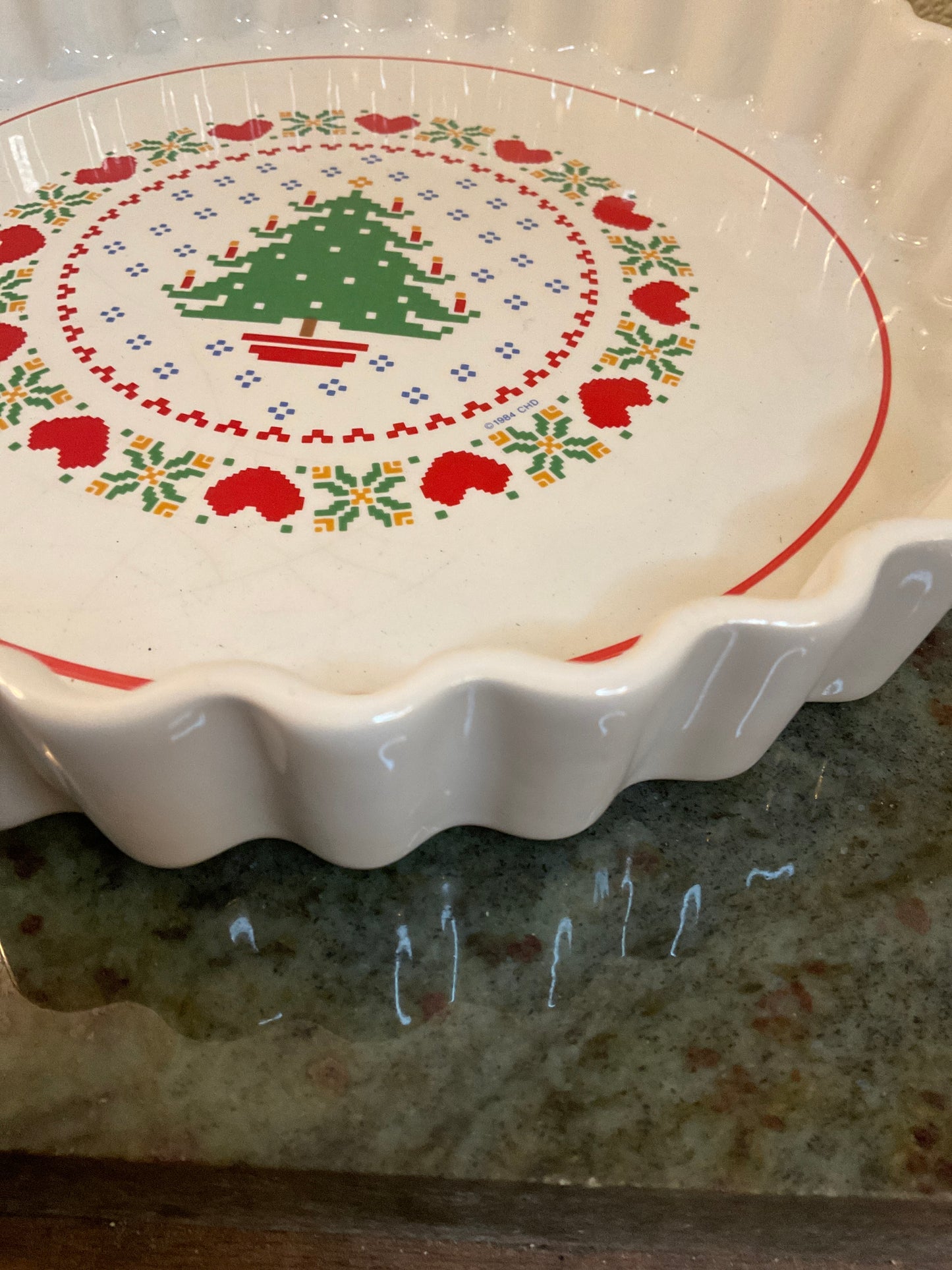 Vintage Quiche or Tart Baking Dish