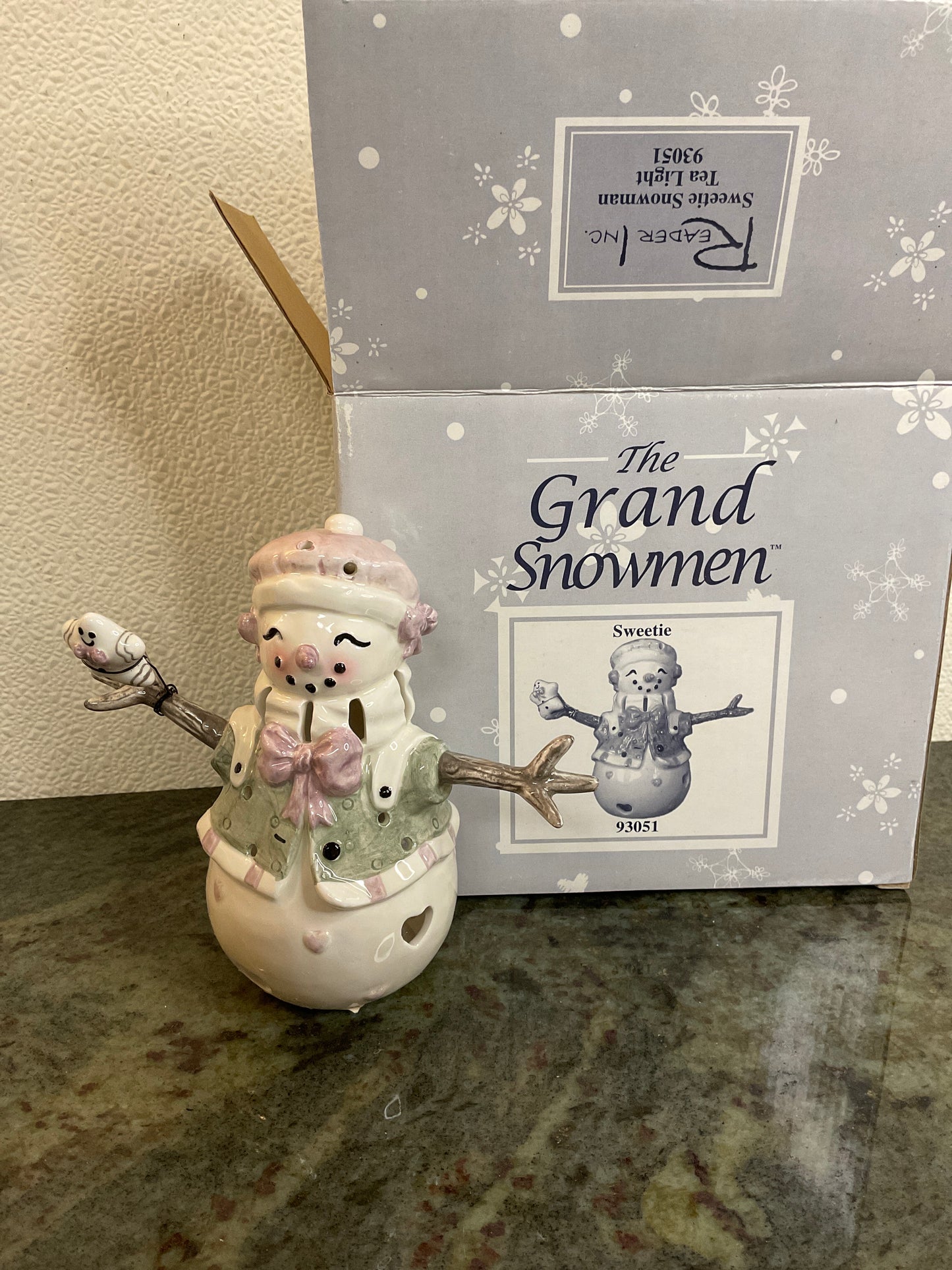 The Grand Snowman Sweetie Tea Candle Holder