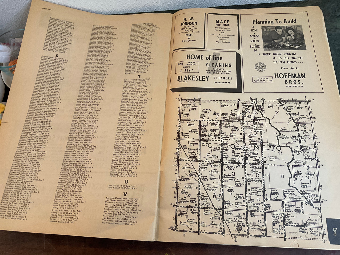 1960 Buchanan County Farm Directory