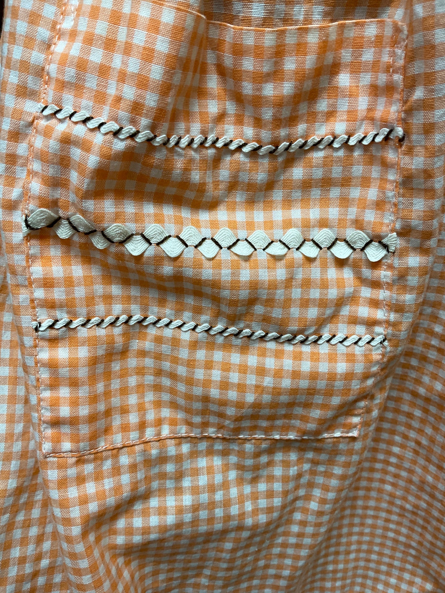 Vintage Hand Stitched Apron