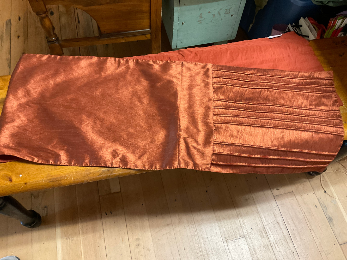 Rust Color Table Runner 70” x 13”