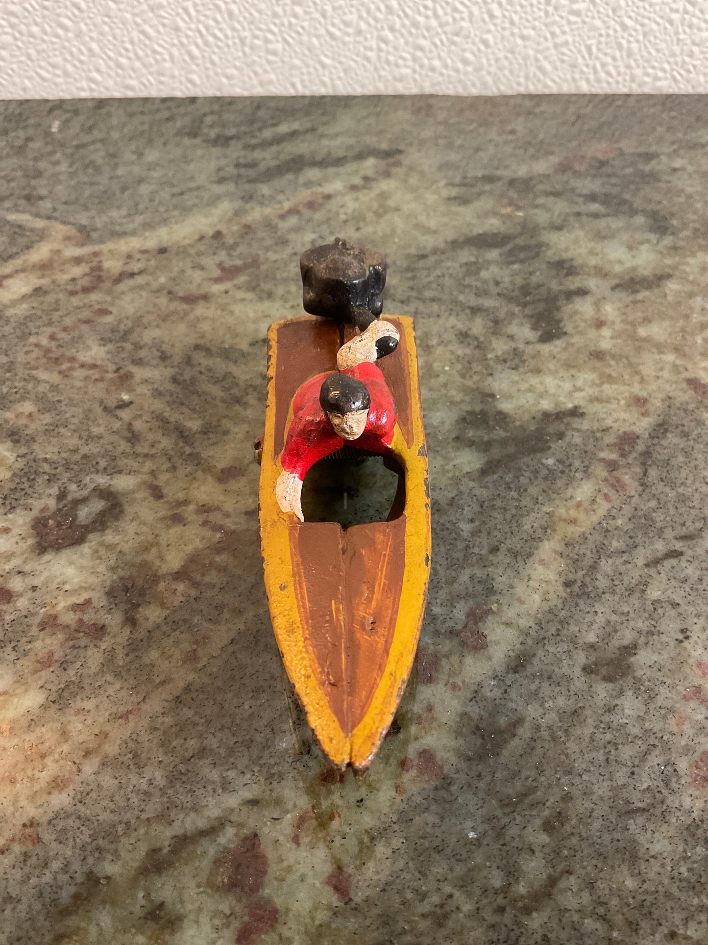 Vintage Hurley Cast Iron Speed Boat