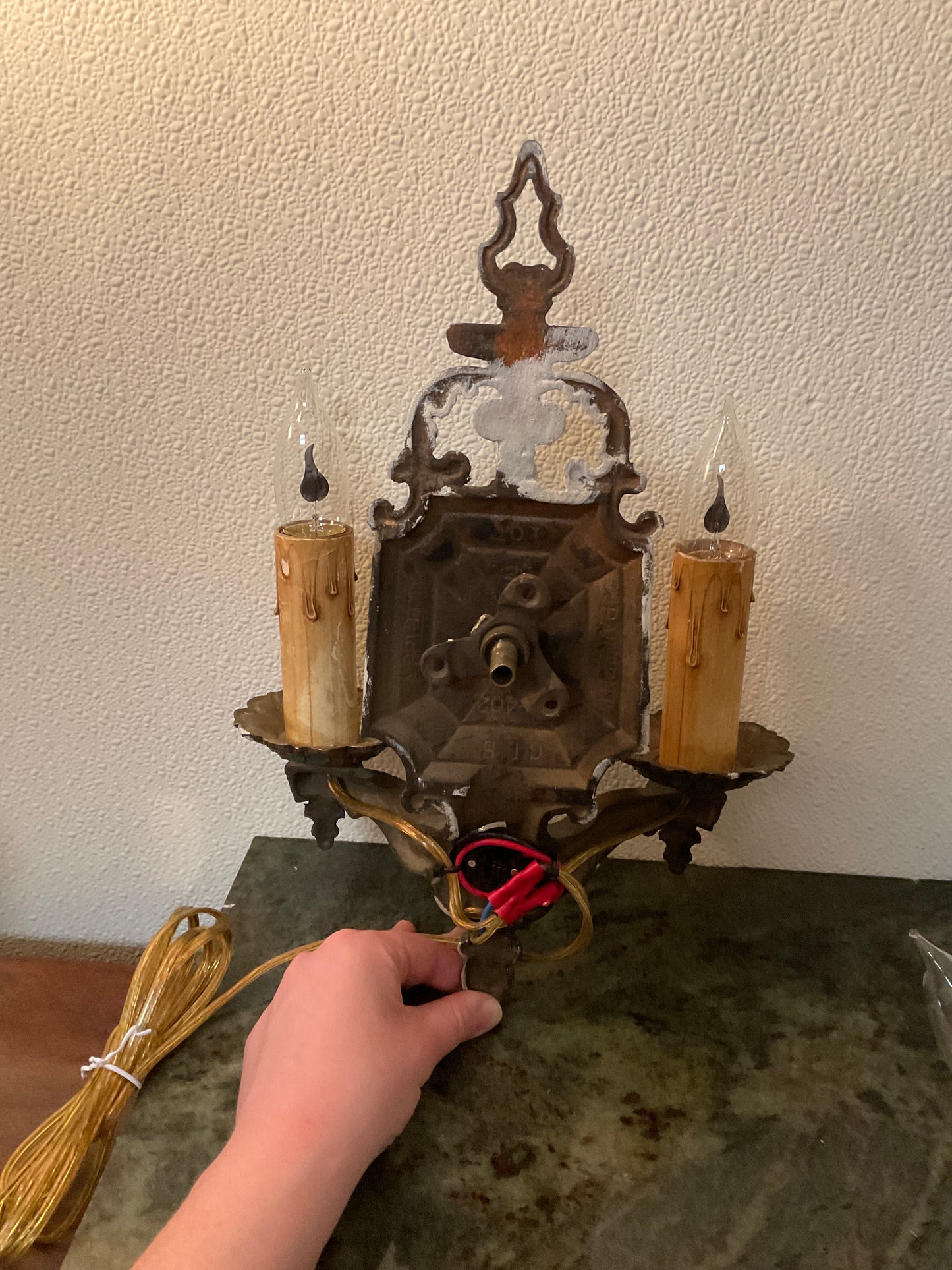 Vintage Prof Renessa Style Wall Sconce