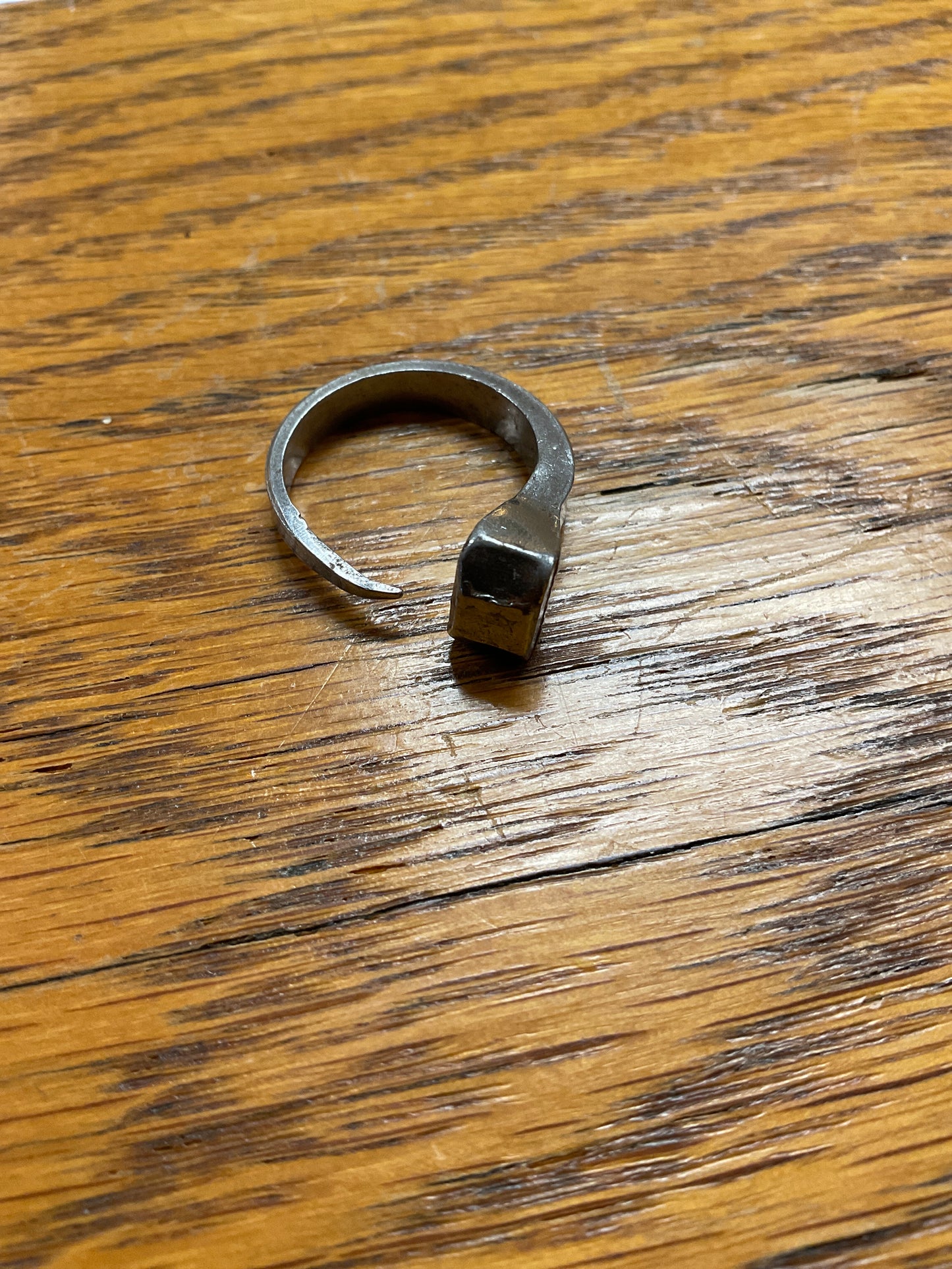 Prairie Diamond Horseshoe Nail Ring