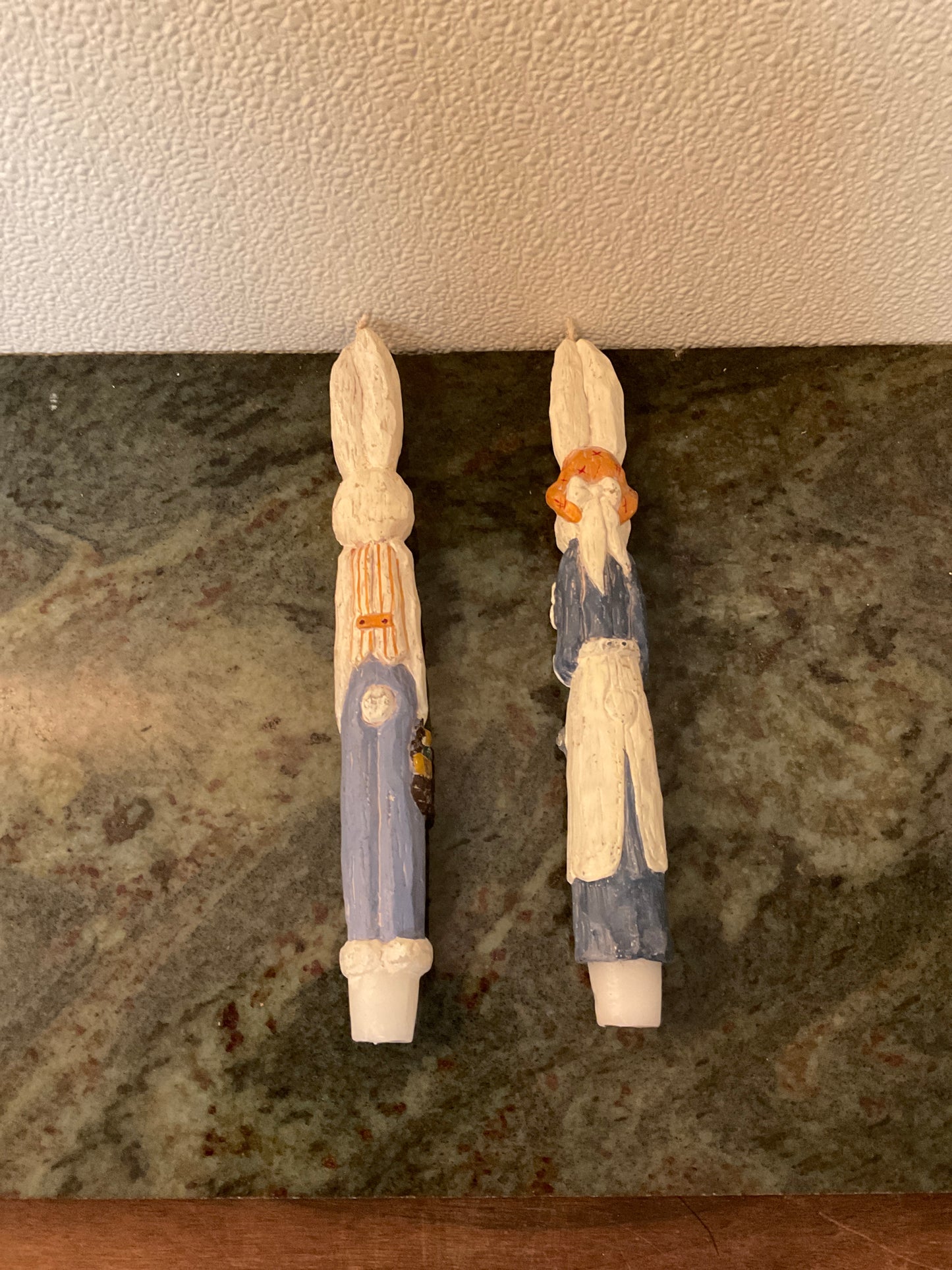 10” Candle Bunnies Set