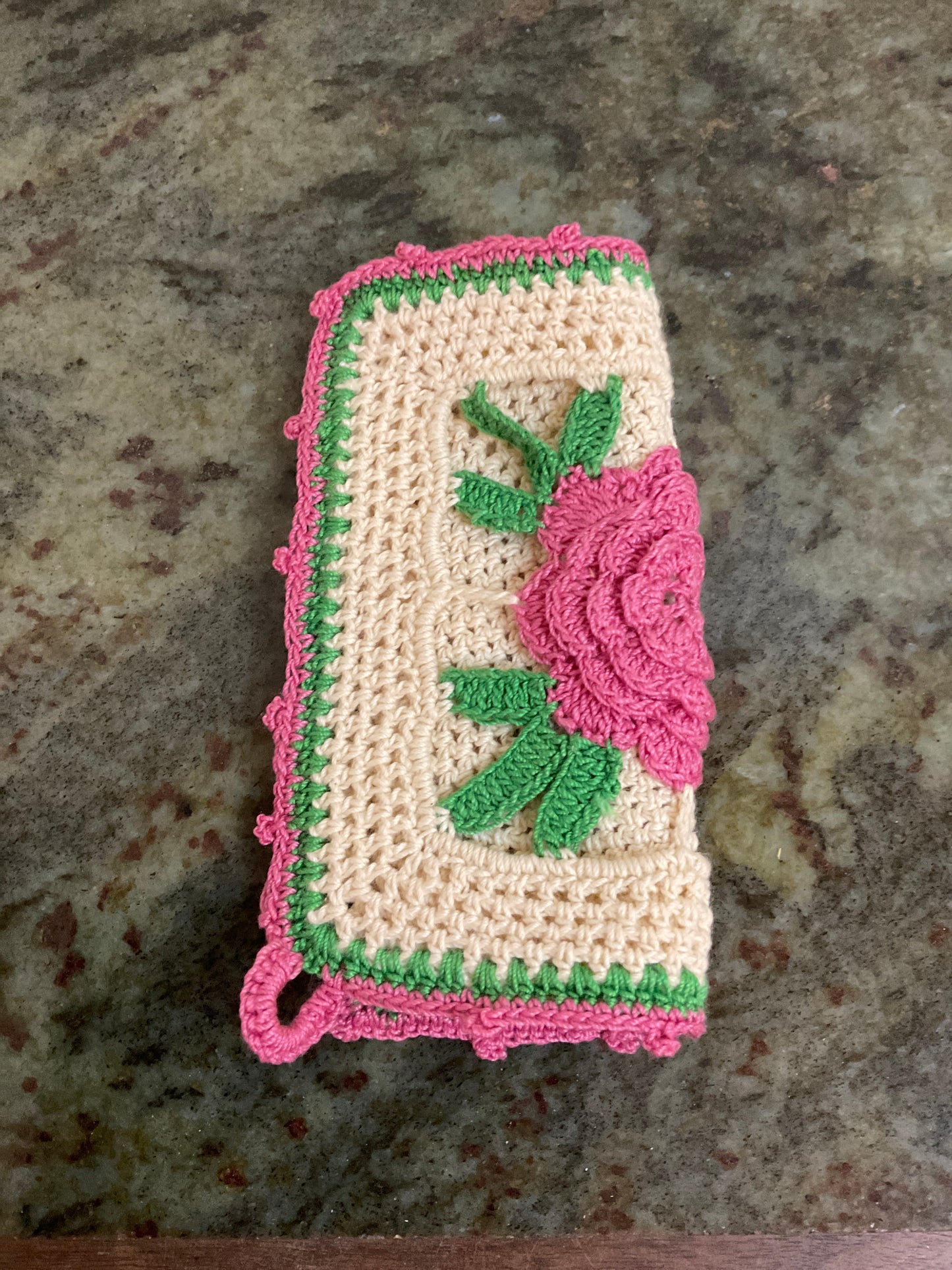Handmade Crochet Potholder/ Trivet