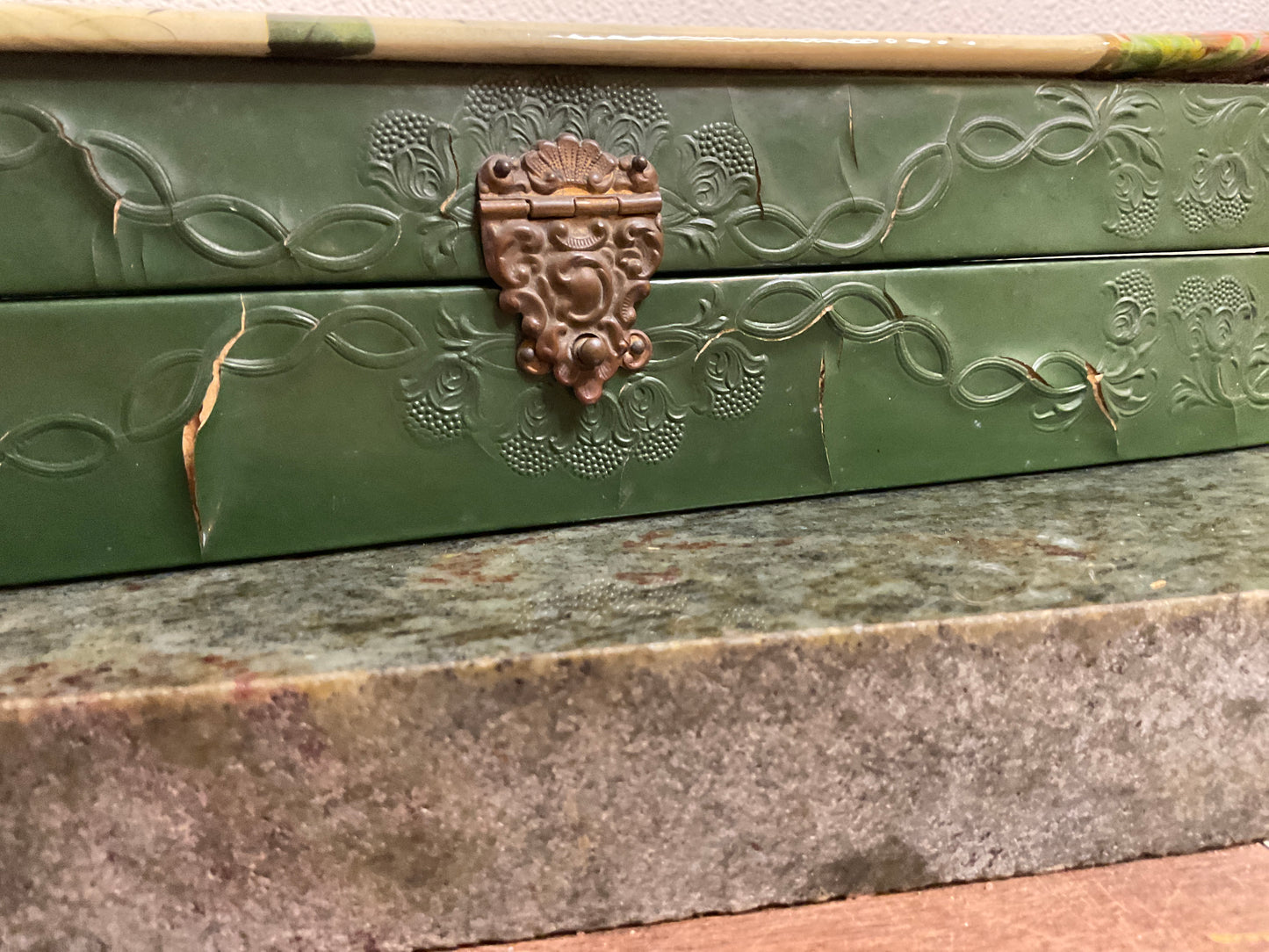Antique Victorian Glove Box