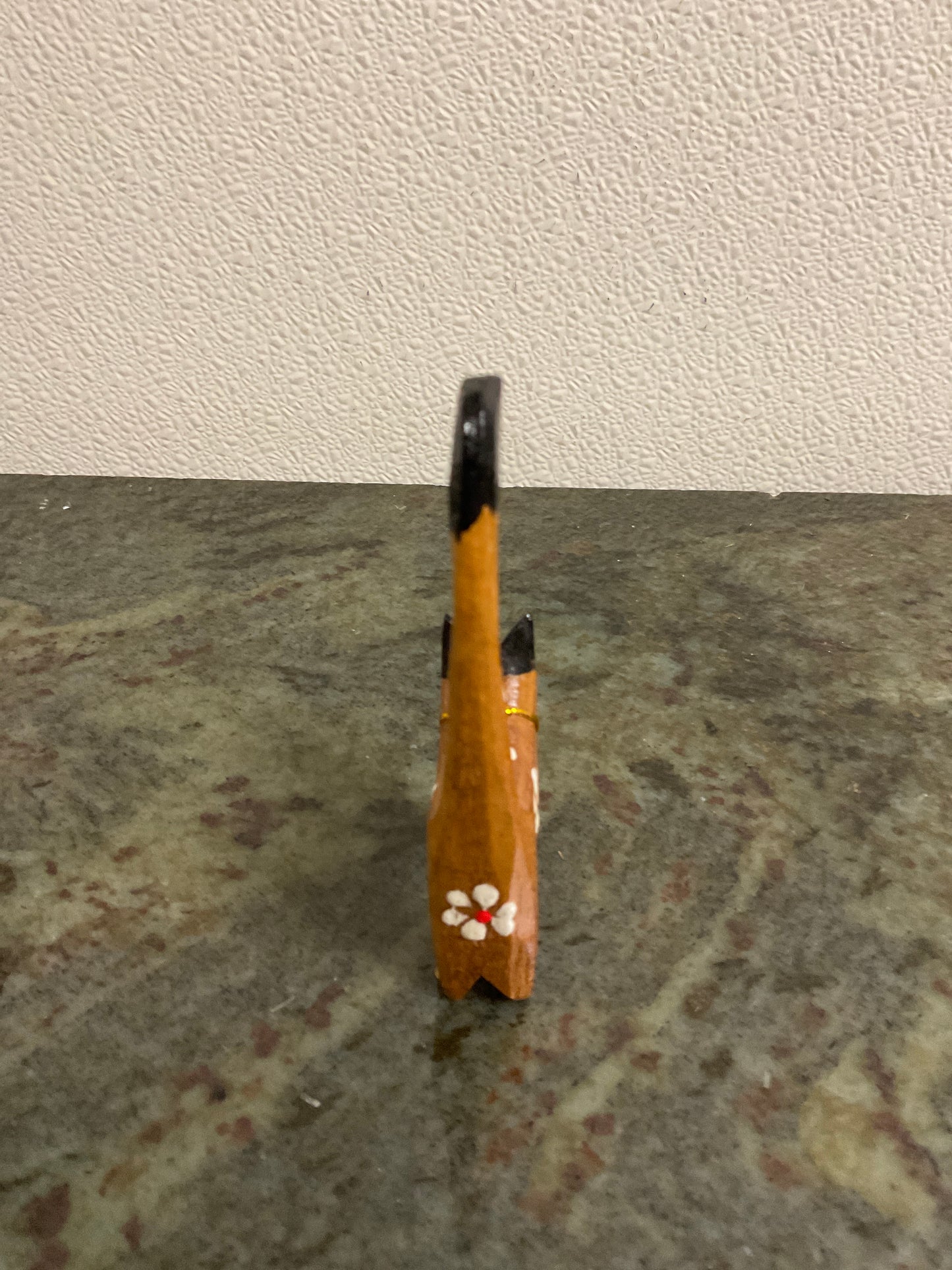 Hand Carved Cat- Ring Holder