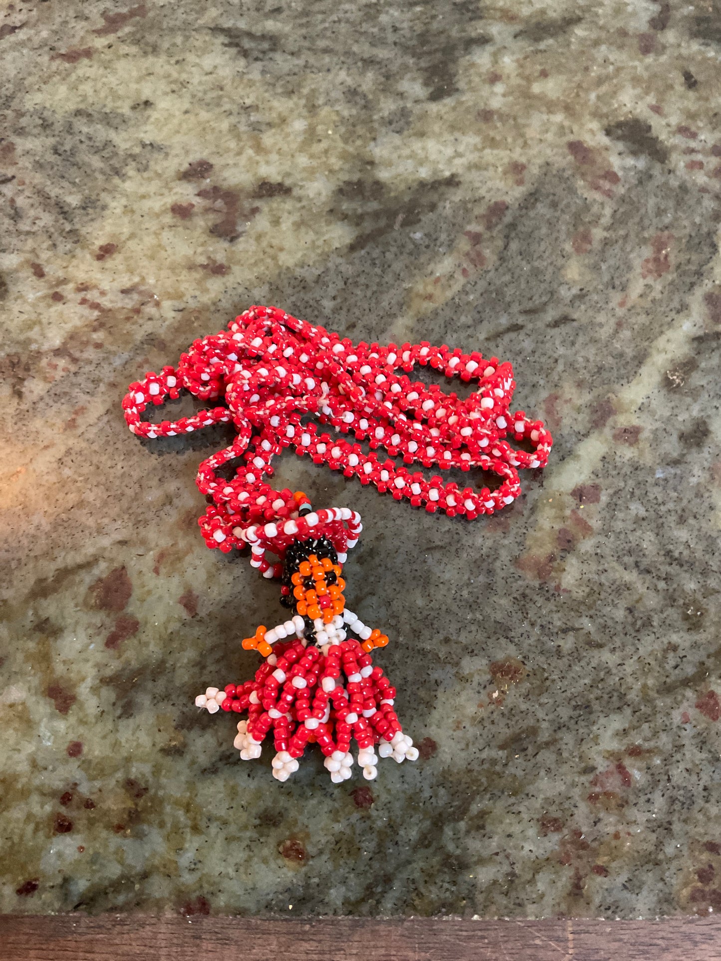 Vintage Mexican Bead Doll Necklace