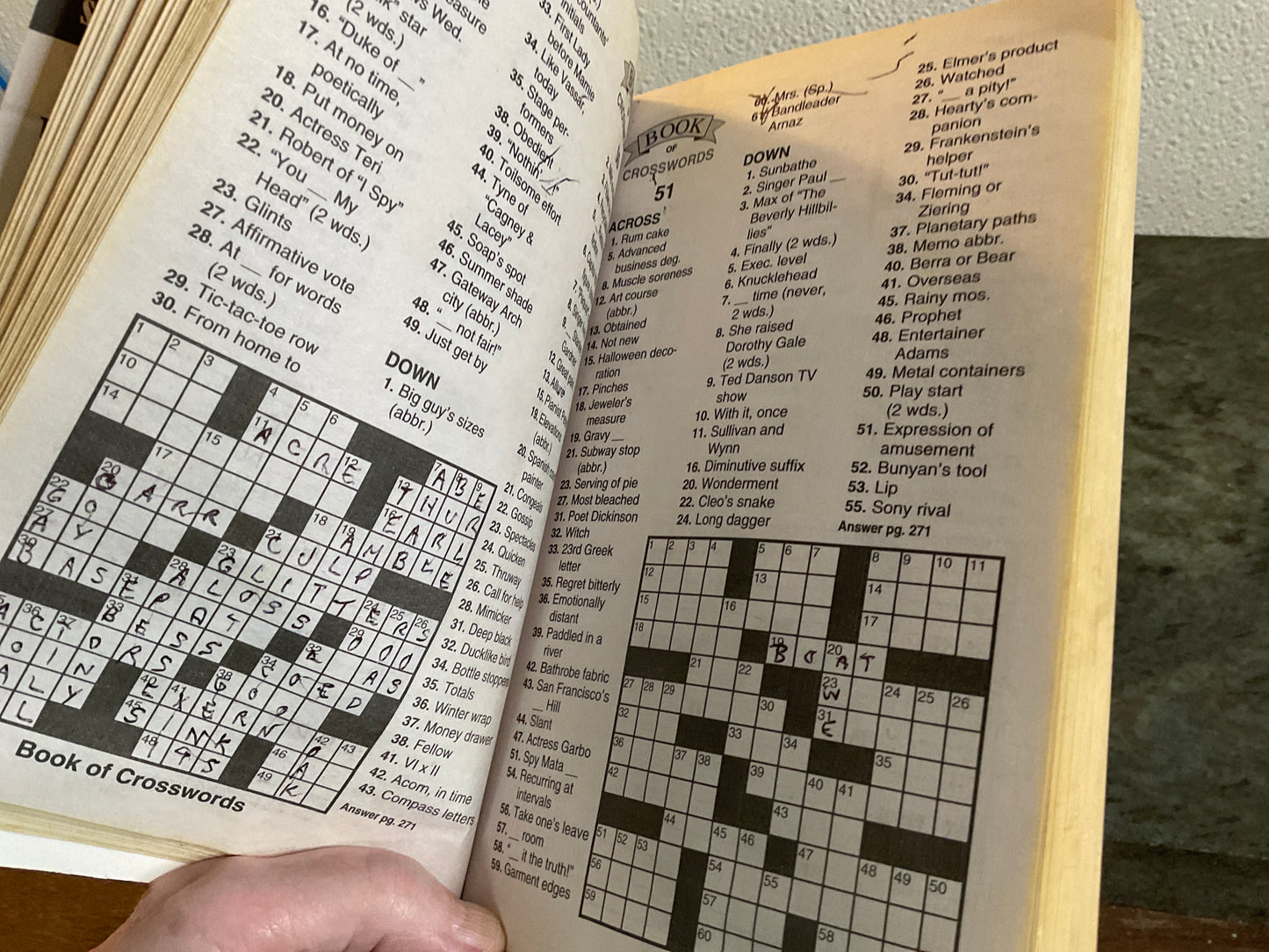 Used Book of Crosswords