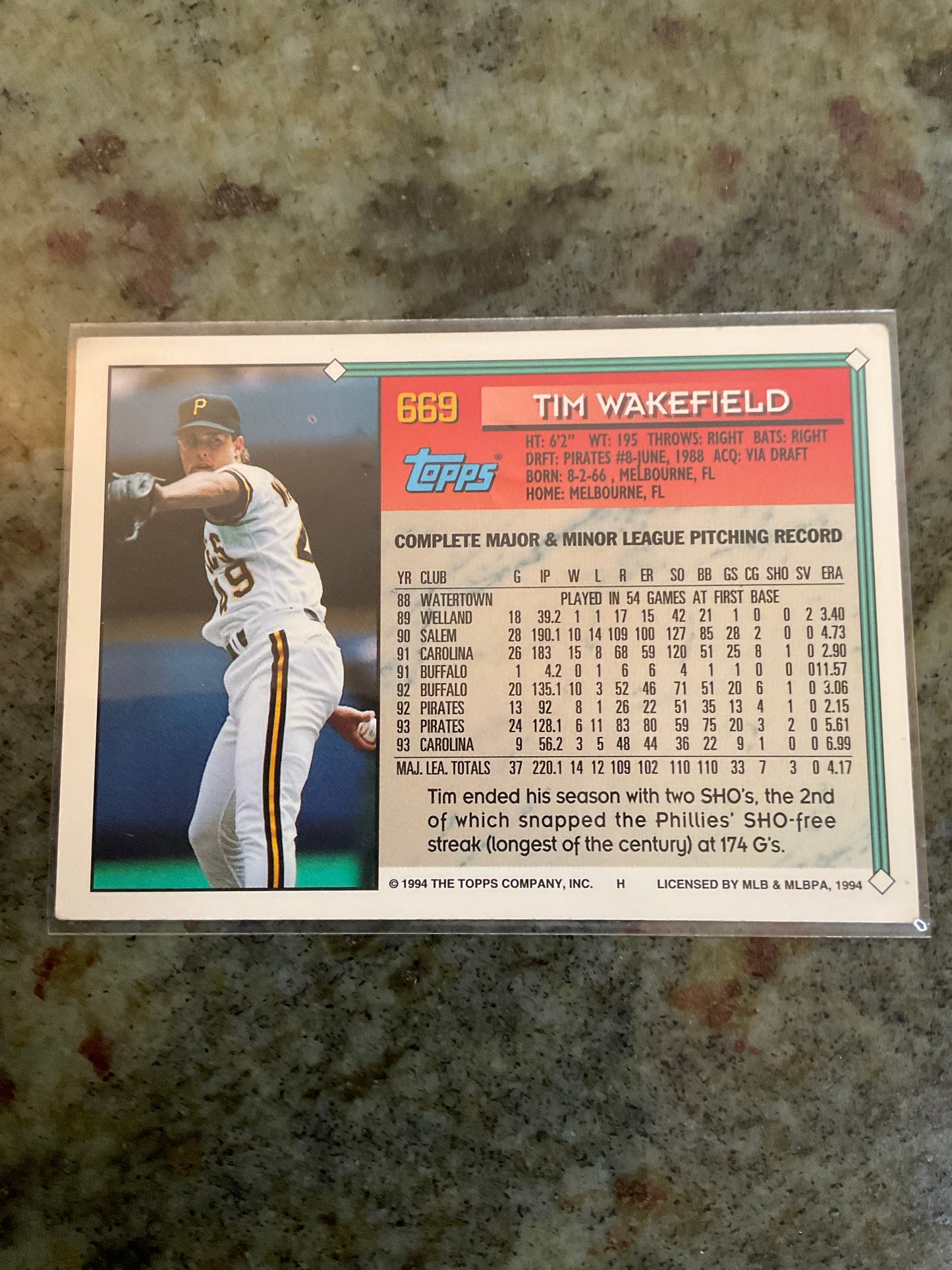 Tim Wakefield Pirates