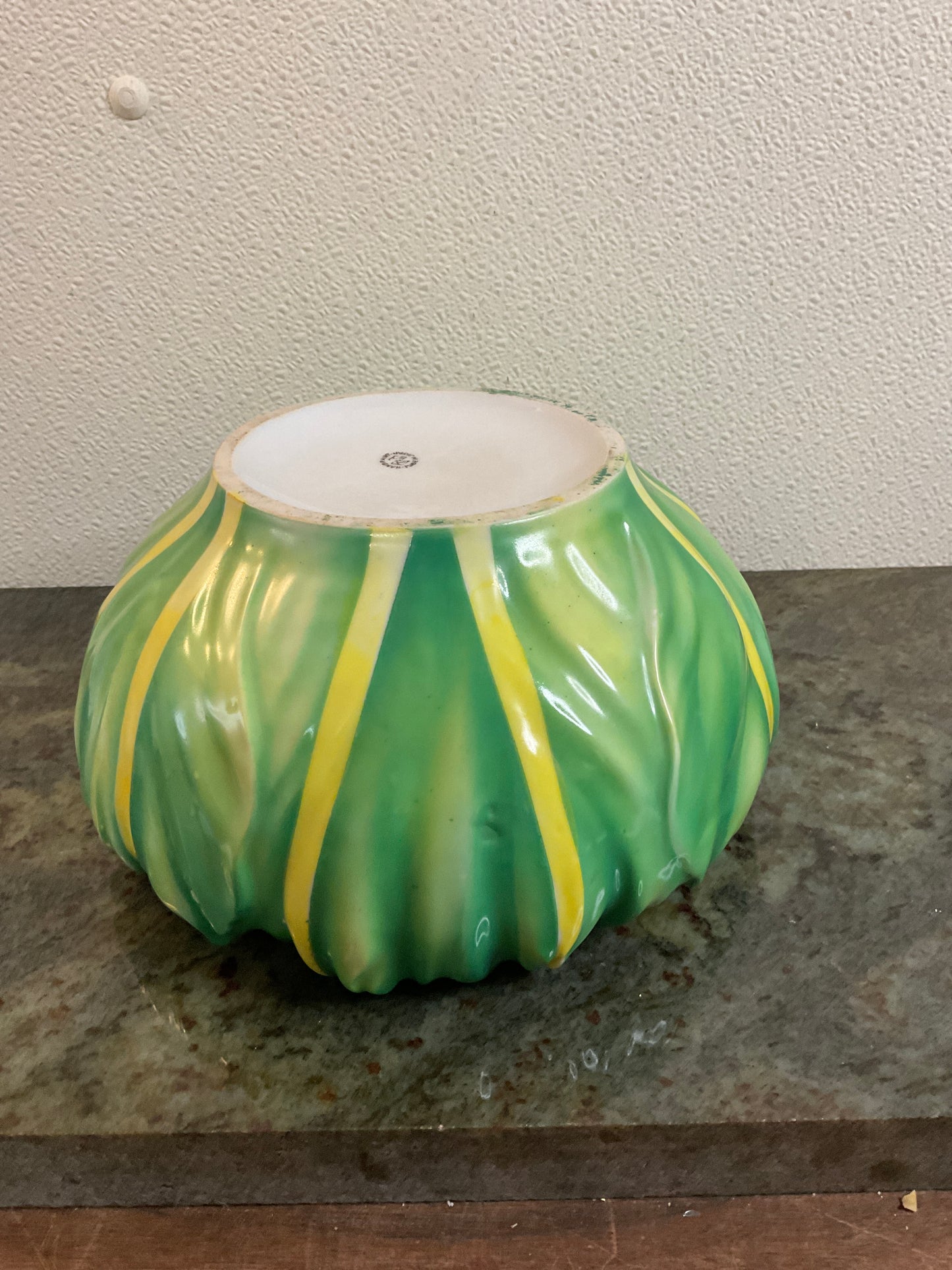 Hand Painted Mid Century Ceramic Bowl