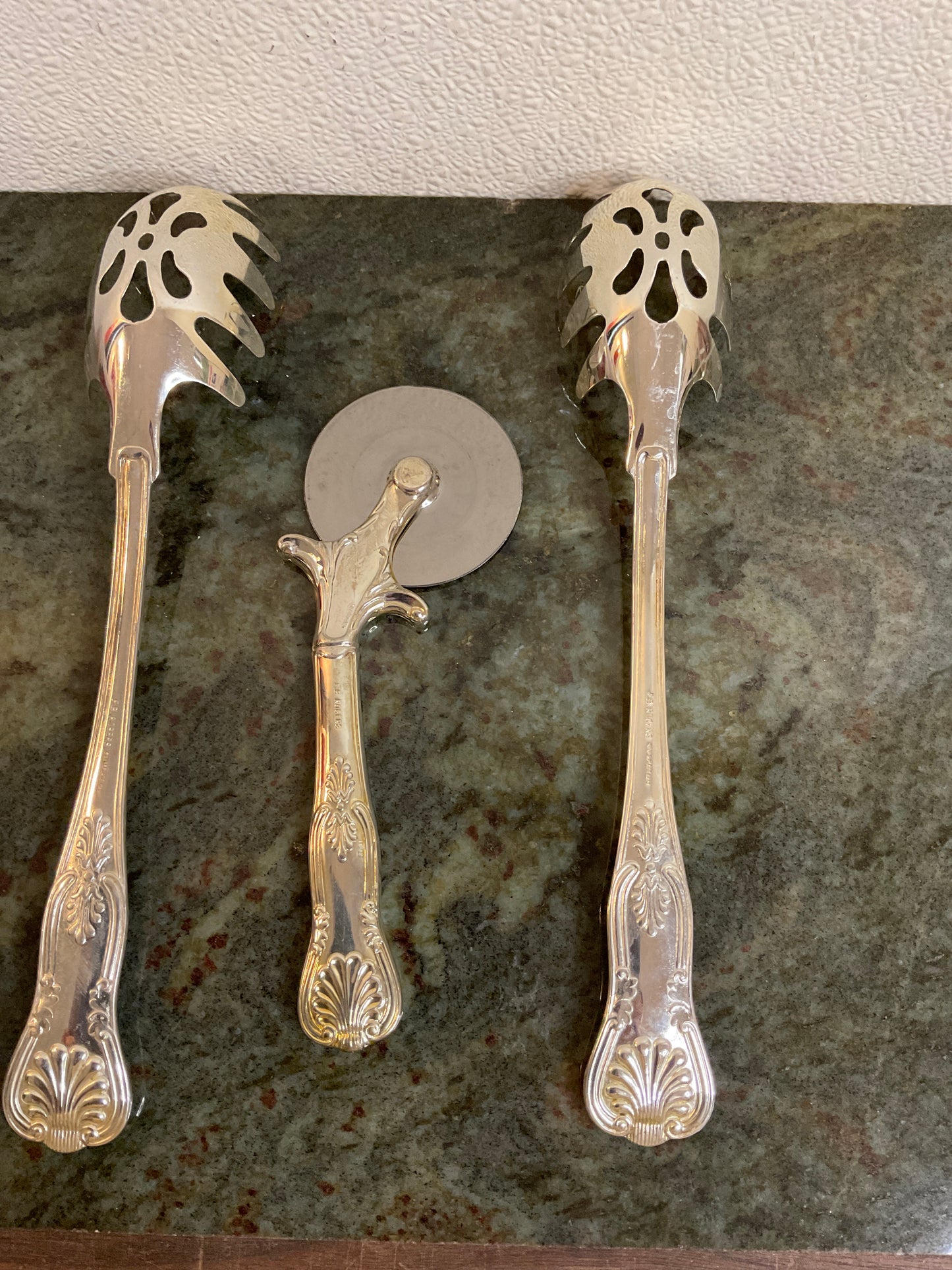 Vintage SilverPlated Pasta Forks and pizza Cutter