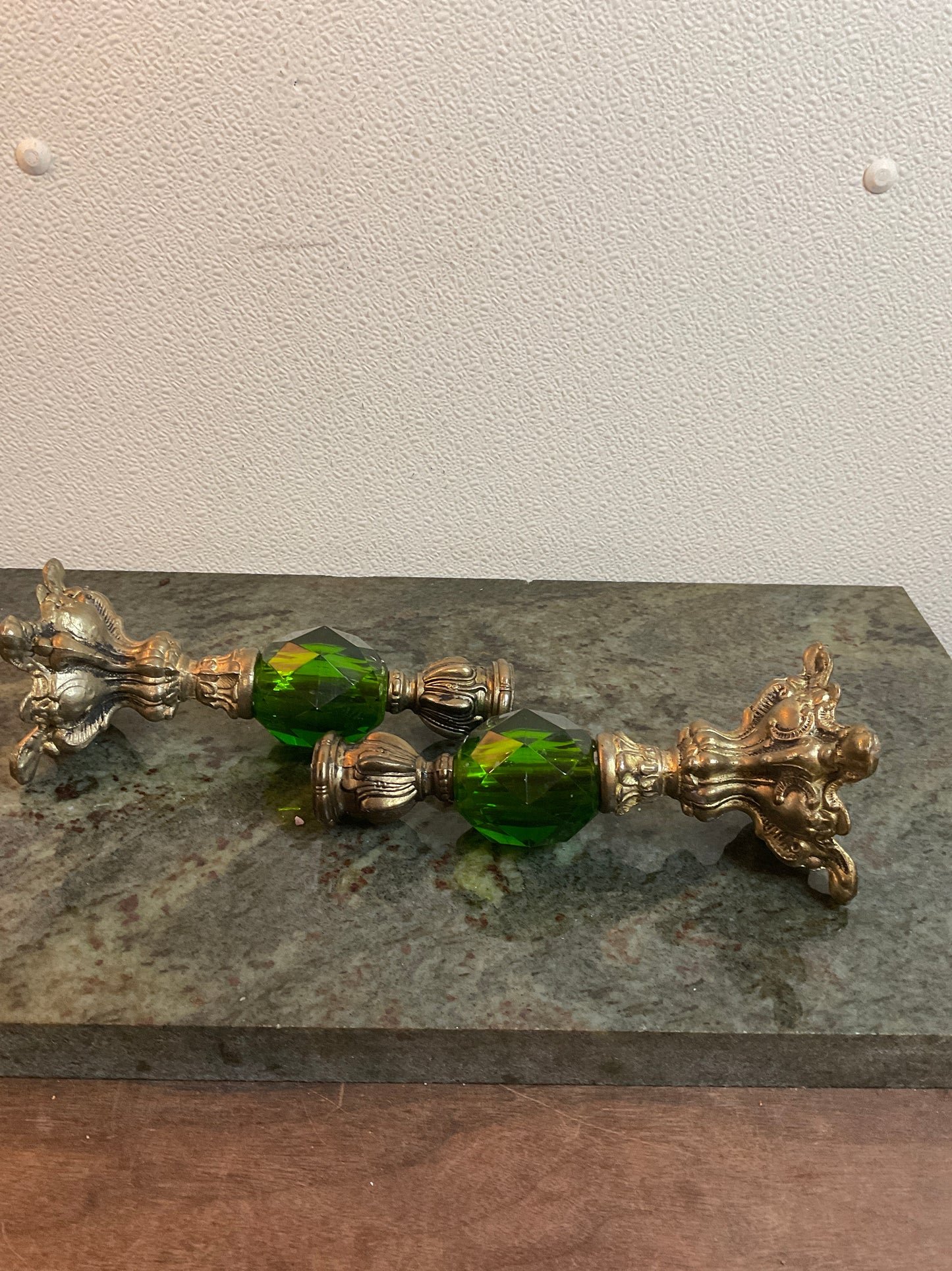 Vintage Pair if Hollywood Regency Style Candlestick Holders