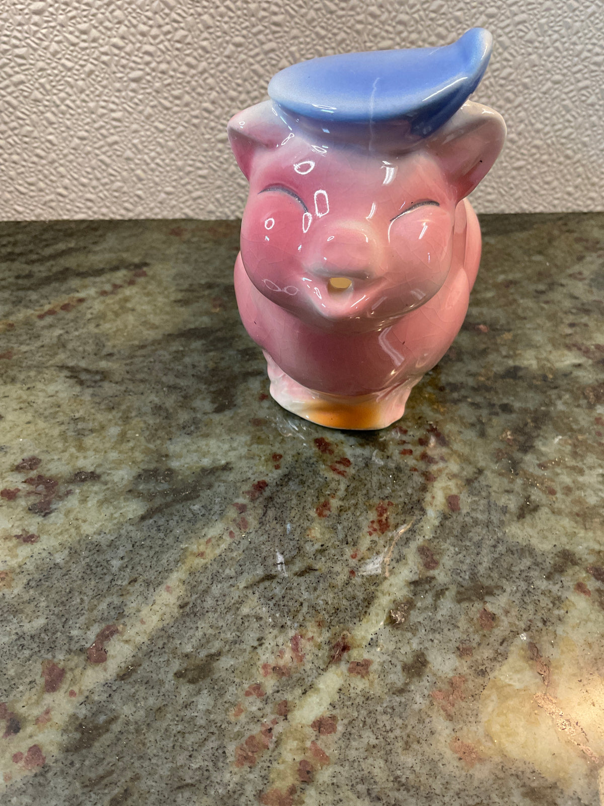Vintage Spaulding Pig with Hat Creamer