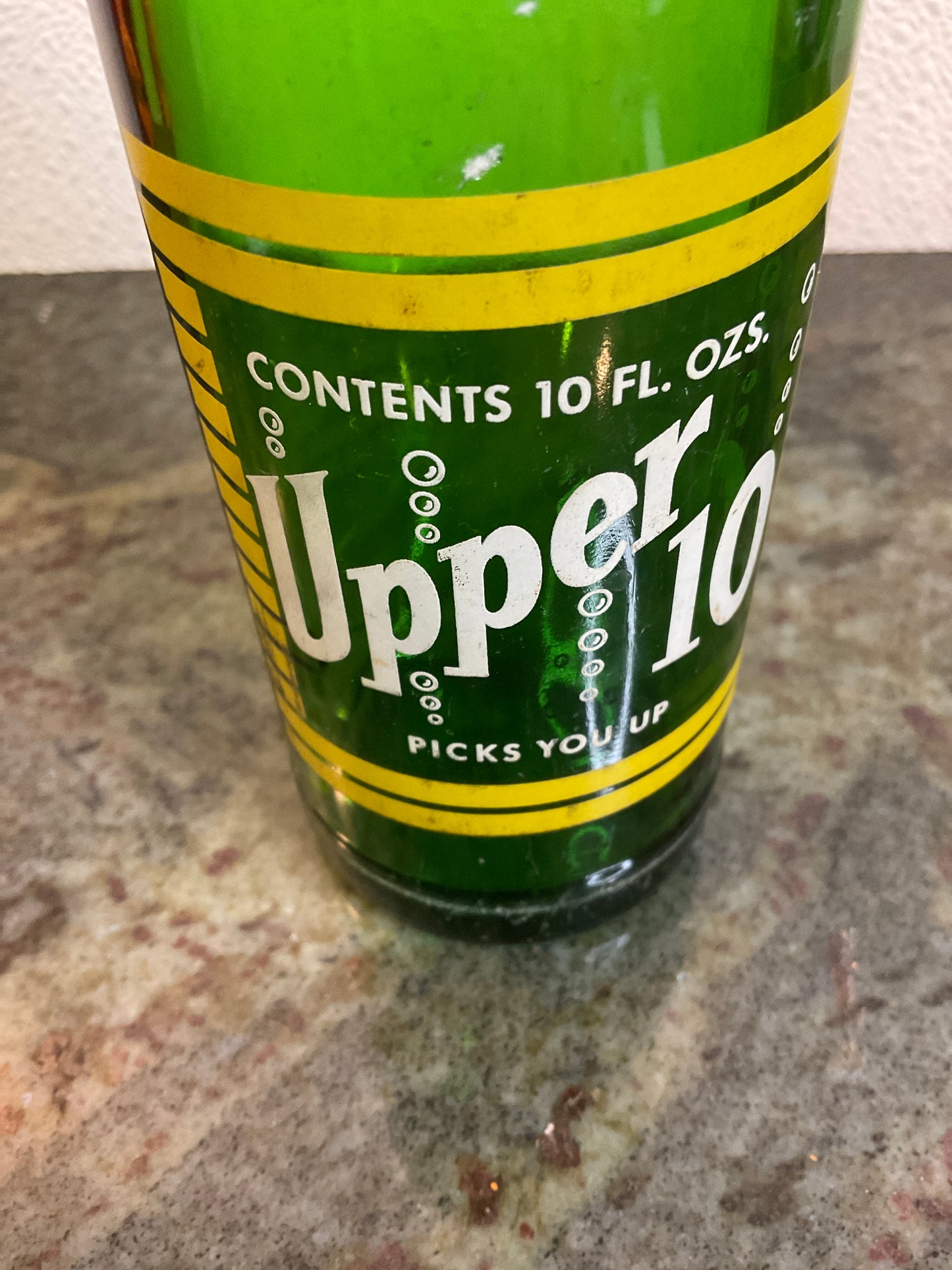 Vintage Upper 10 Soda Bottle