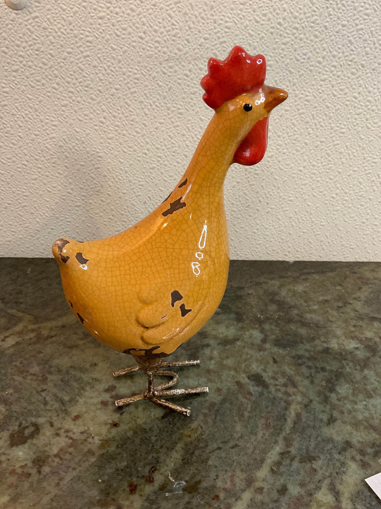 Craquelure Glazed Rooster