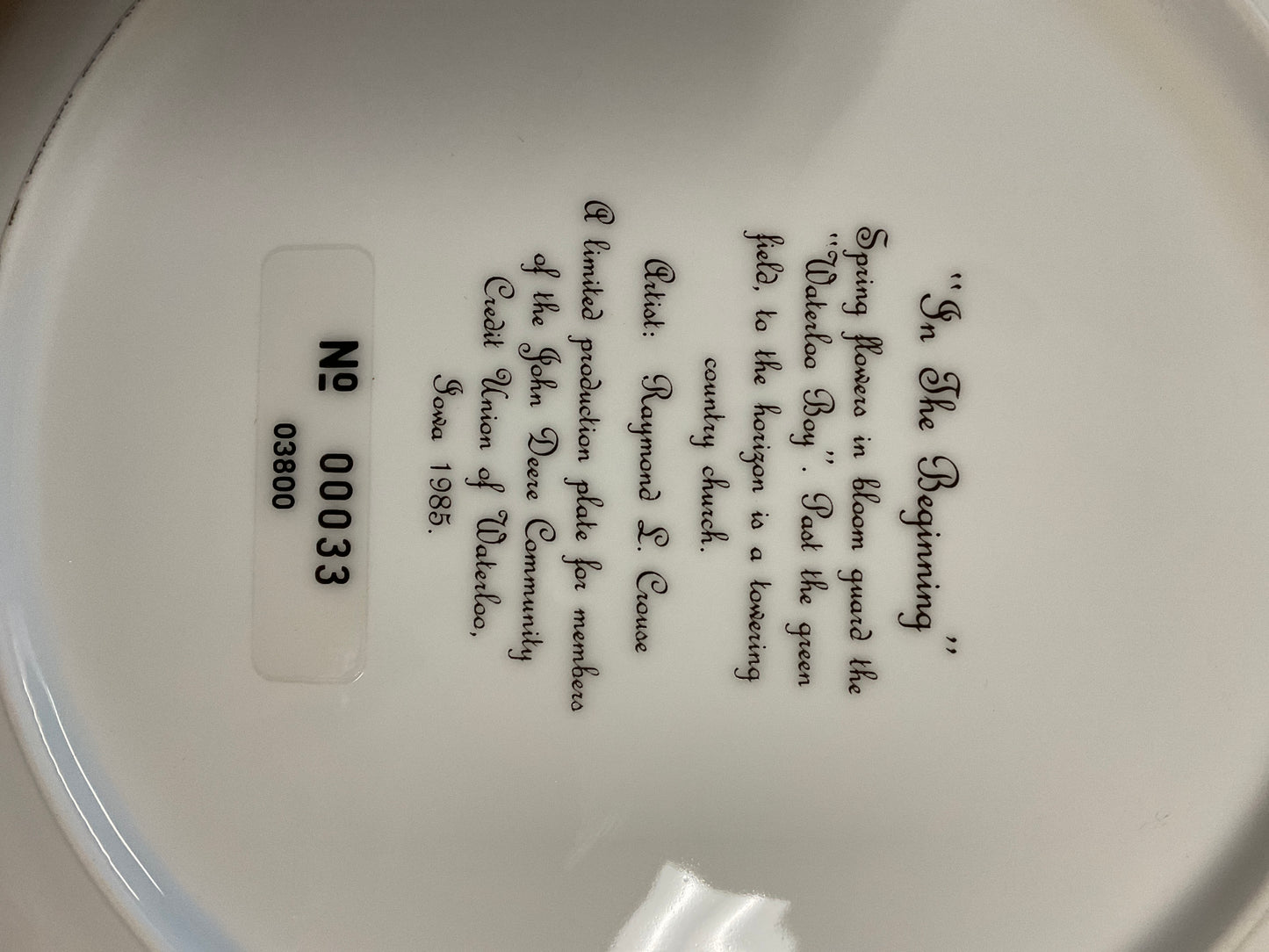JDCU Set of 4 Plates
