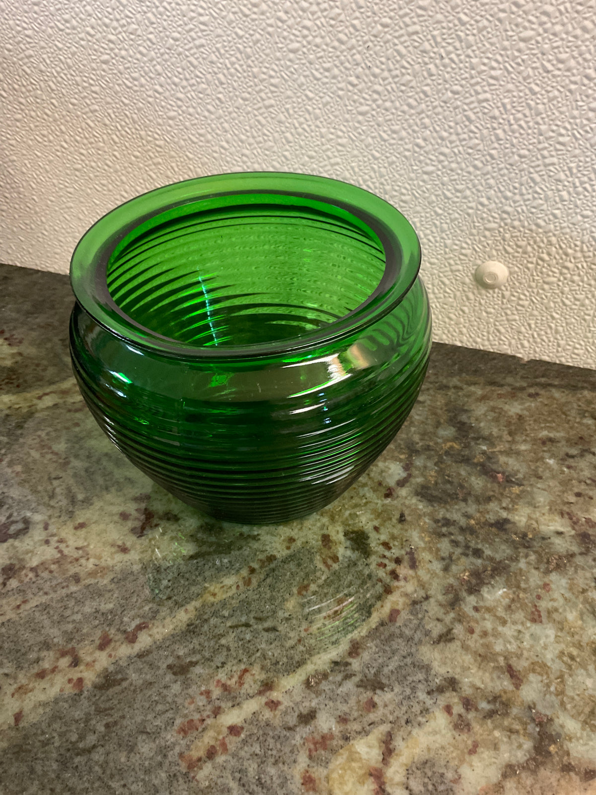 Vintage Green Beehive Vase